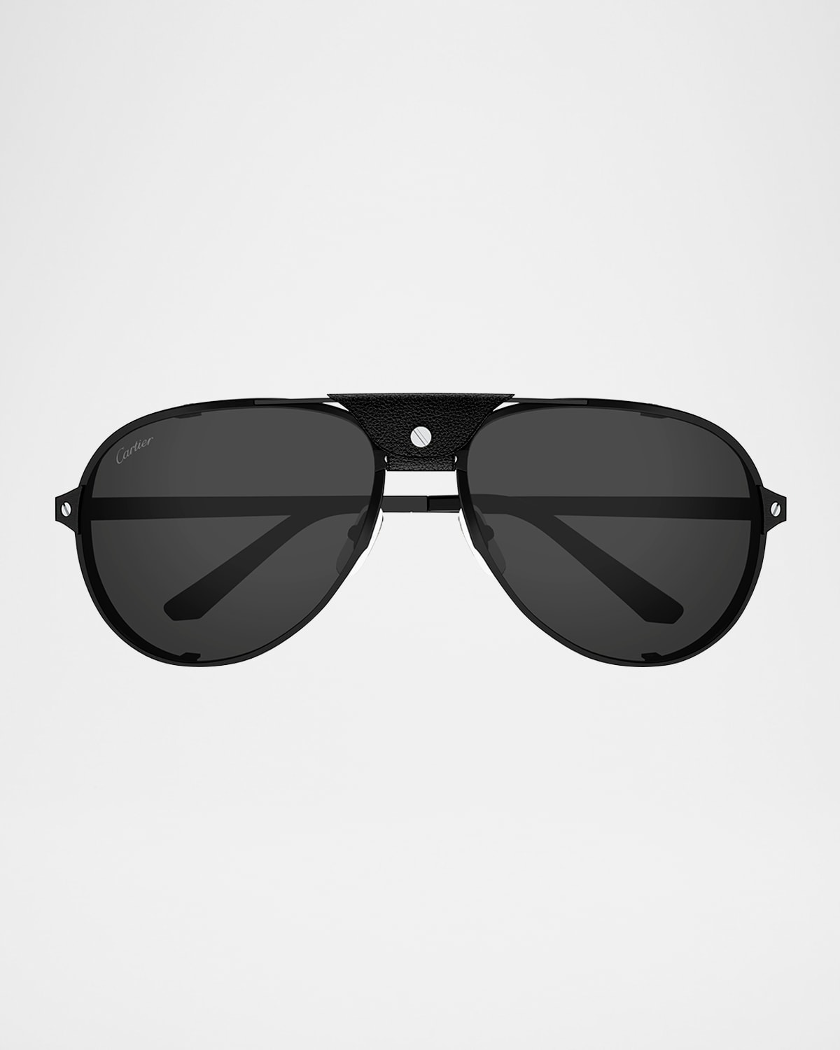 Cartier Men's CT0296SM Metal Aviator Sunglasses