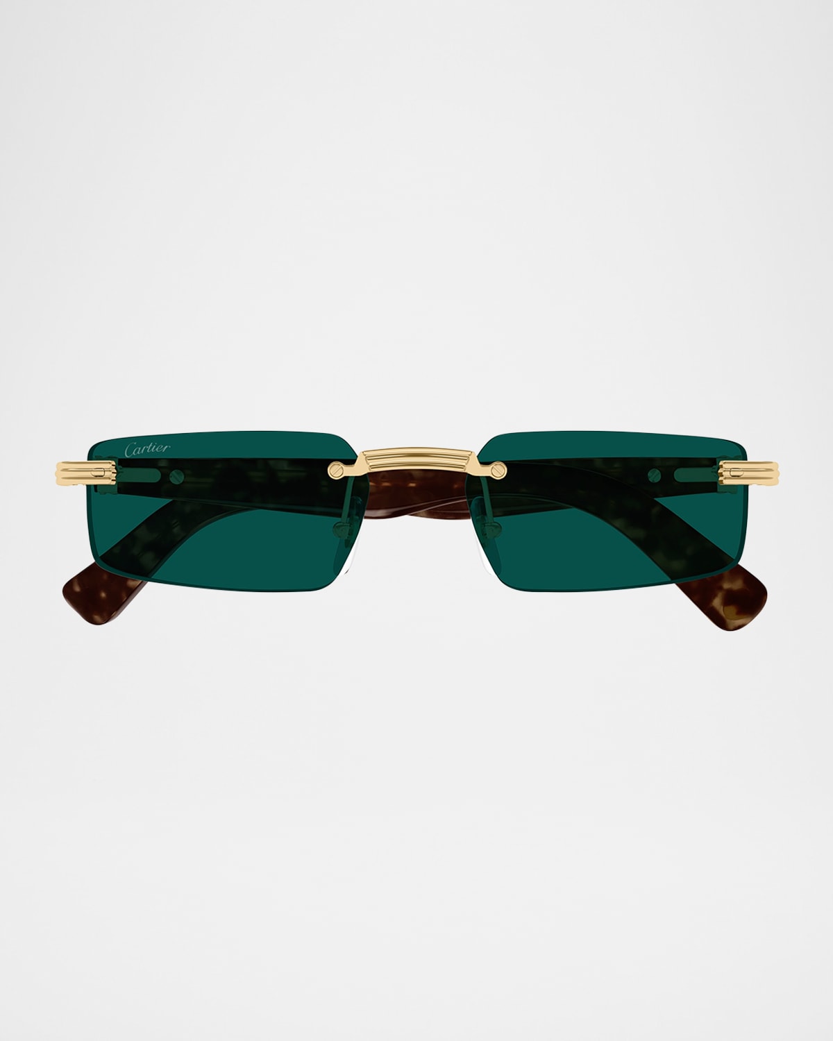 Cartier Rimless Sunglasses In Gold