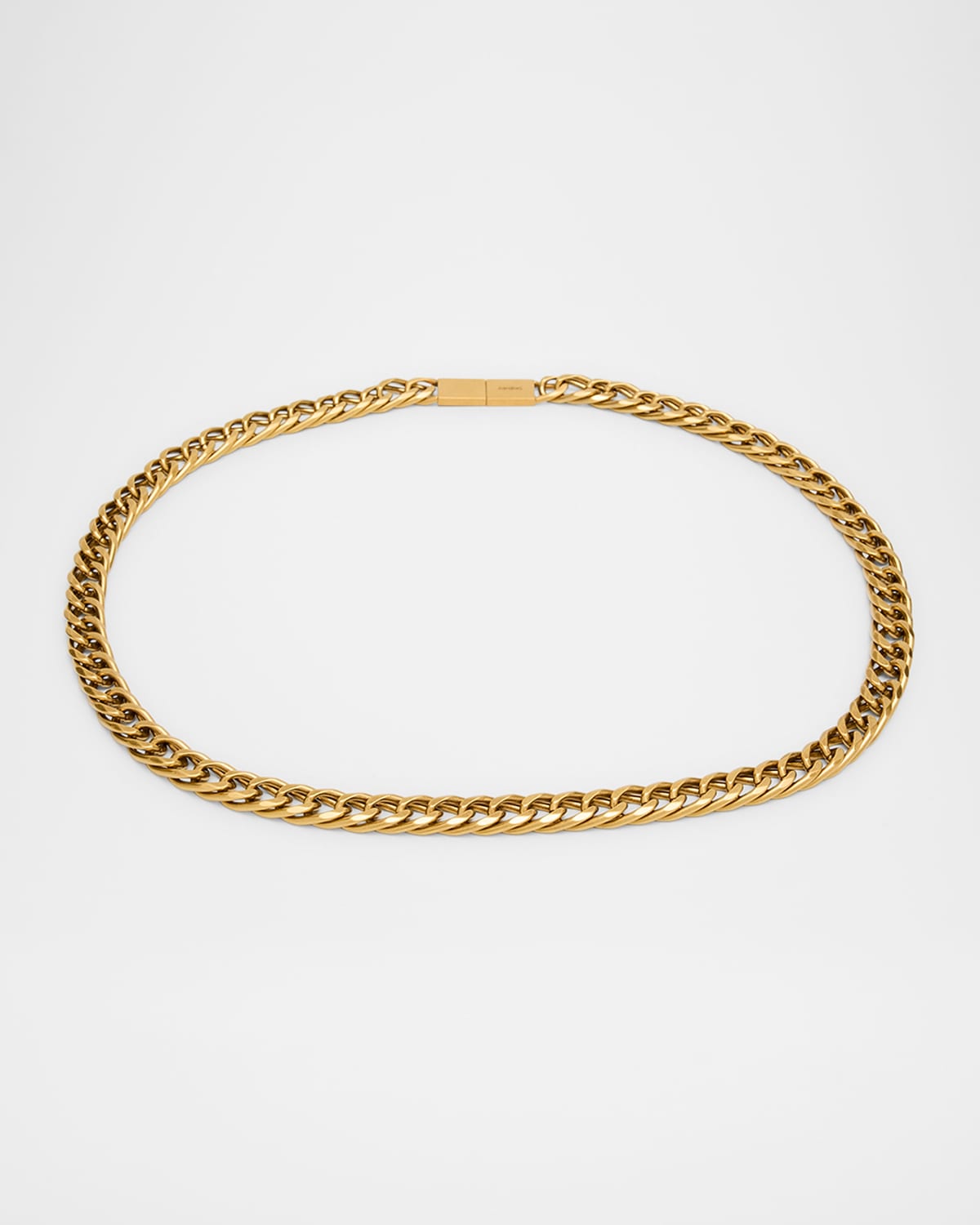 Saint Laurent Ysl Chain Belt In 0537 Light Bronze Free