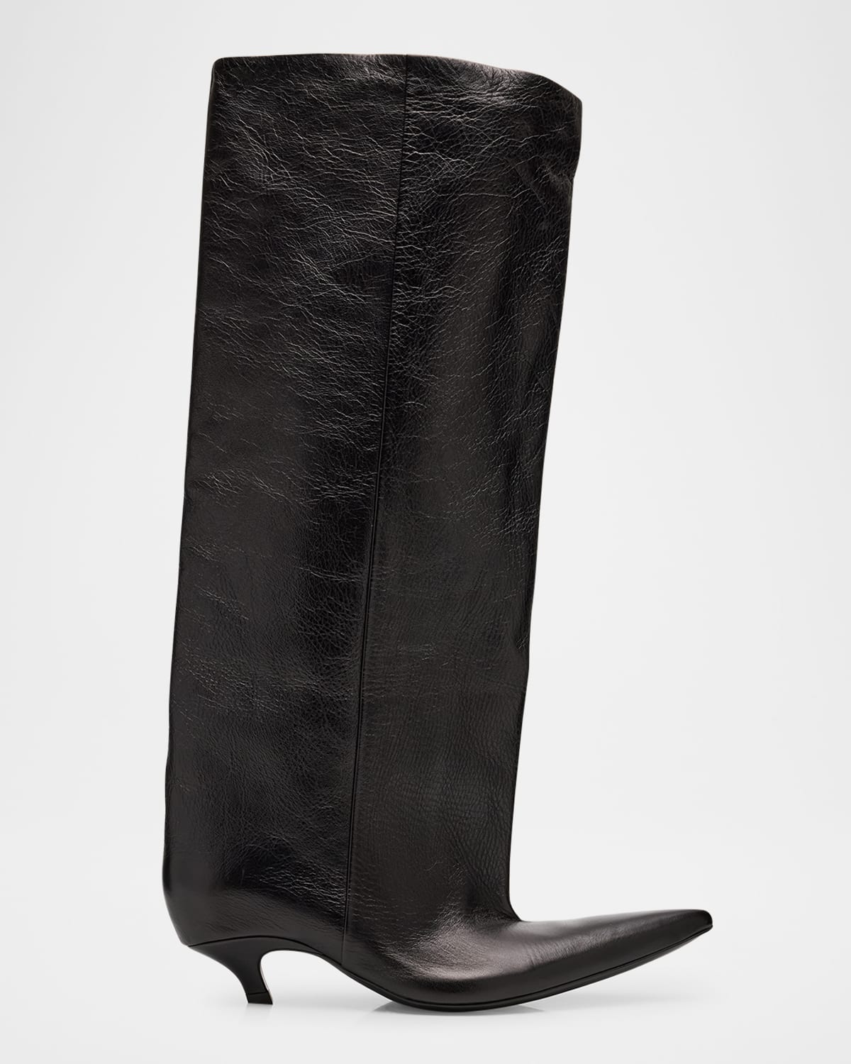 BALENCIAGA SUBWAY LEATHER 24MM BOOTS 