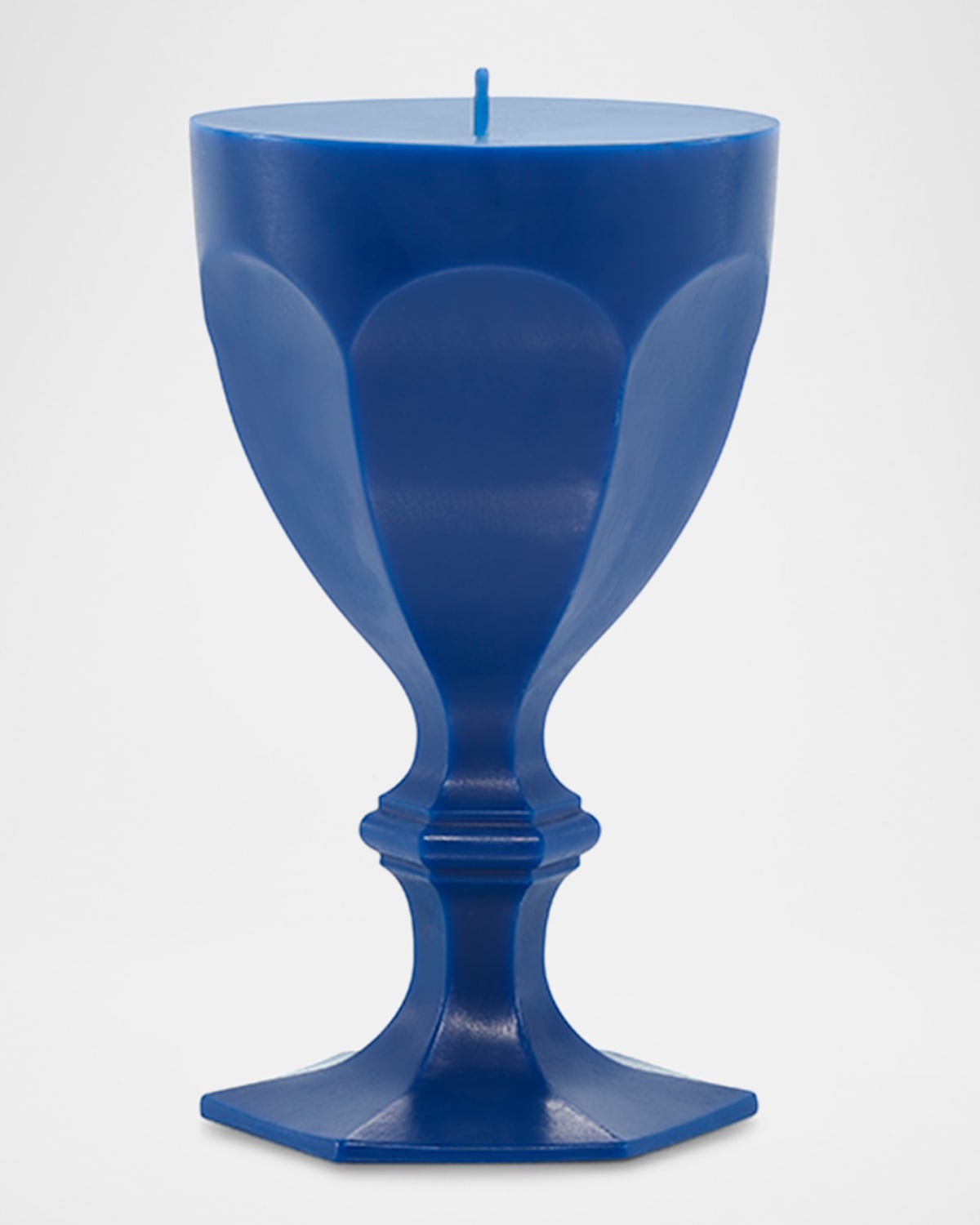 Baccarat Harcourt Glass Candle In Blue