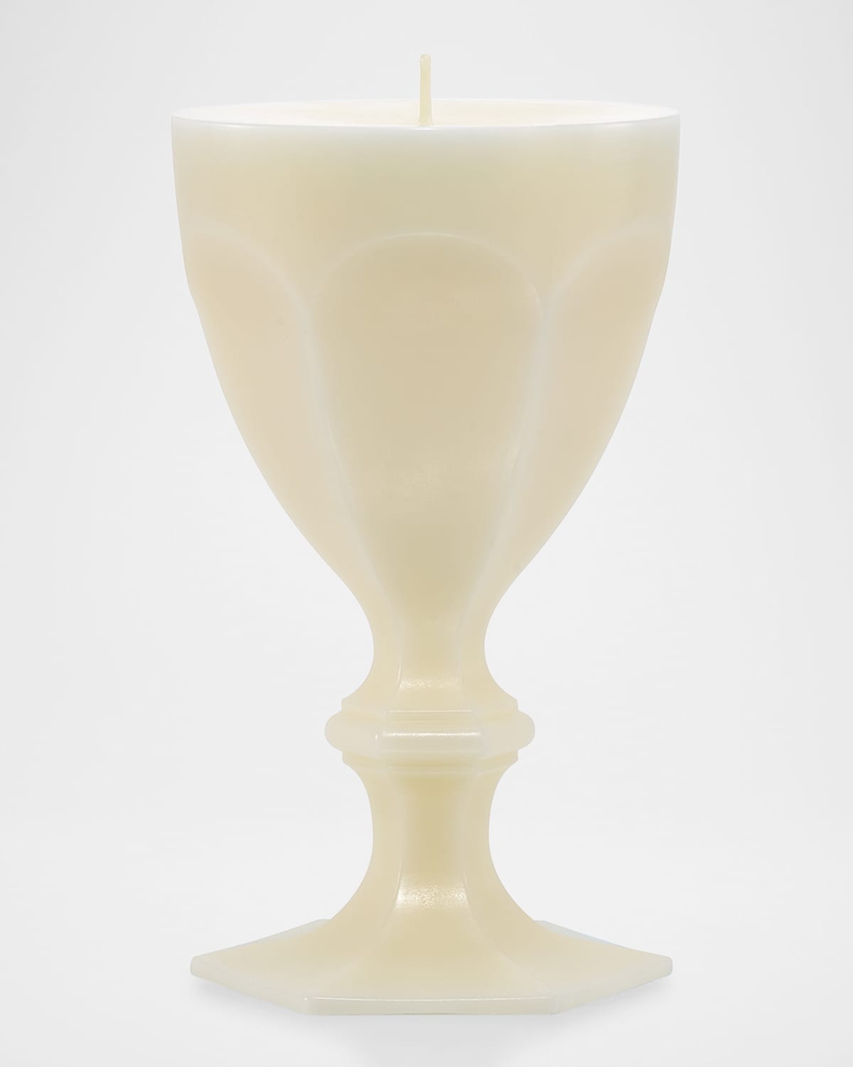 Baccarat Harcourt Glass Candle In Ivory