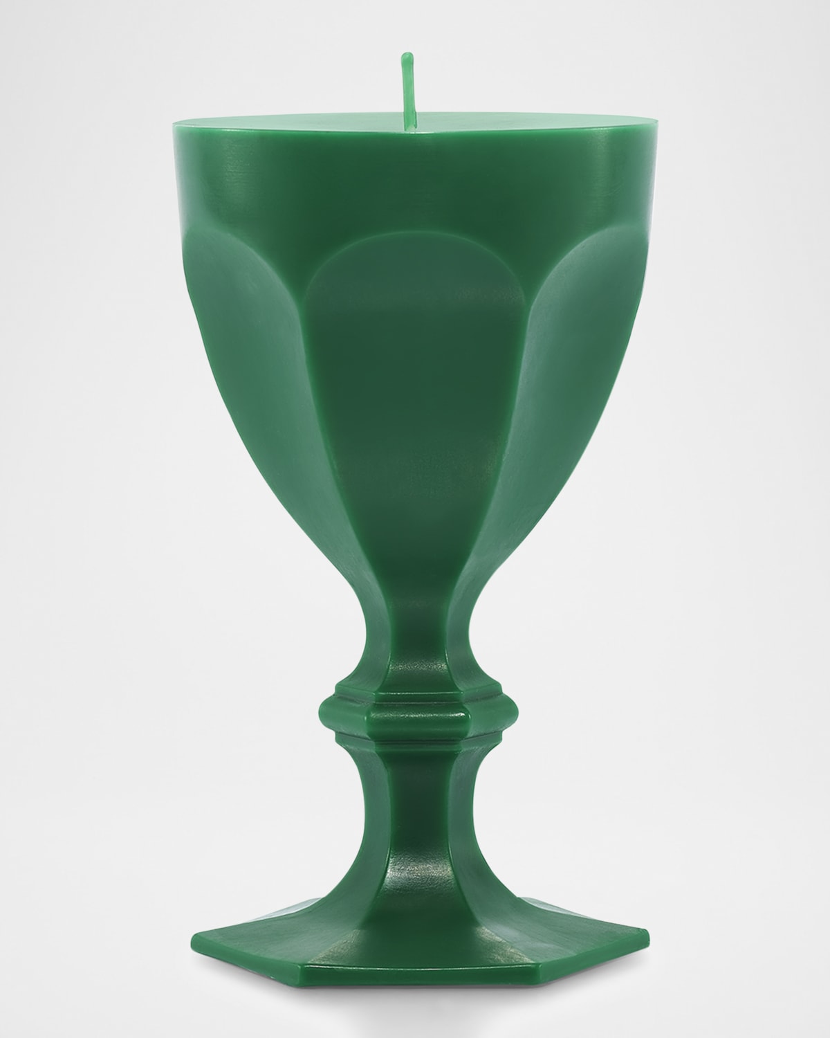 Baccarat Harcourt Glass Candle In Green