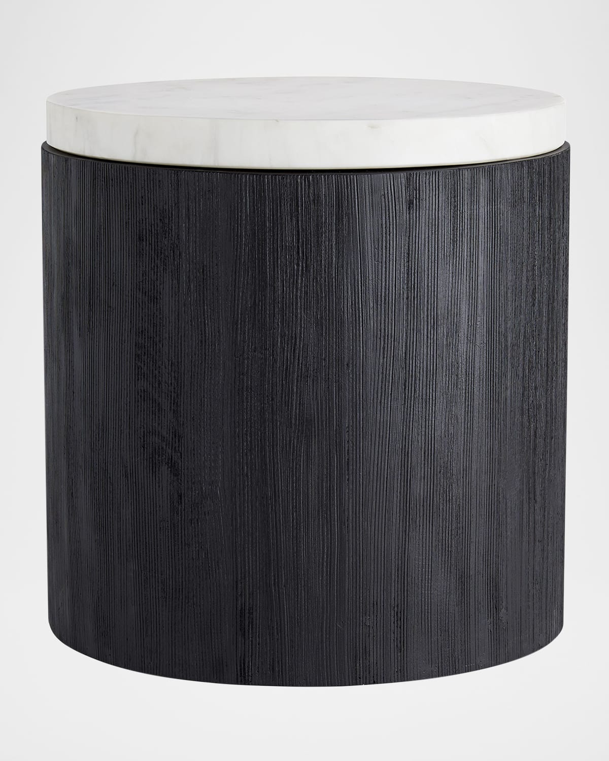 Arteriors Gregor End Table In Black, White