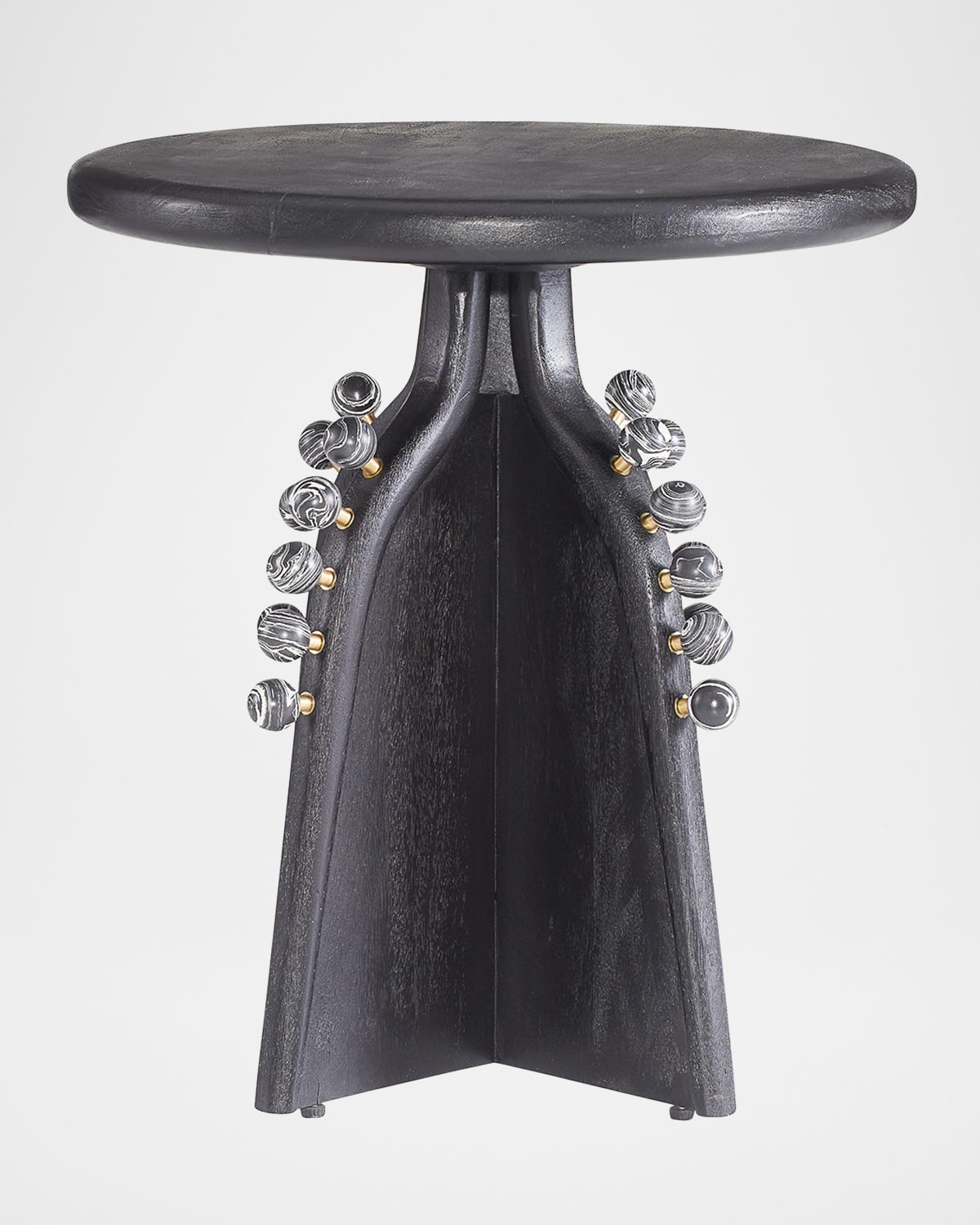 Arteriors Guillermo End Table In Ebony