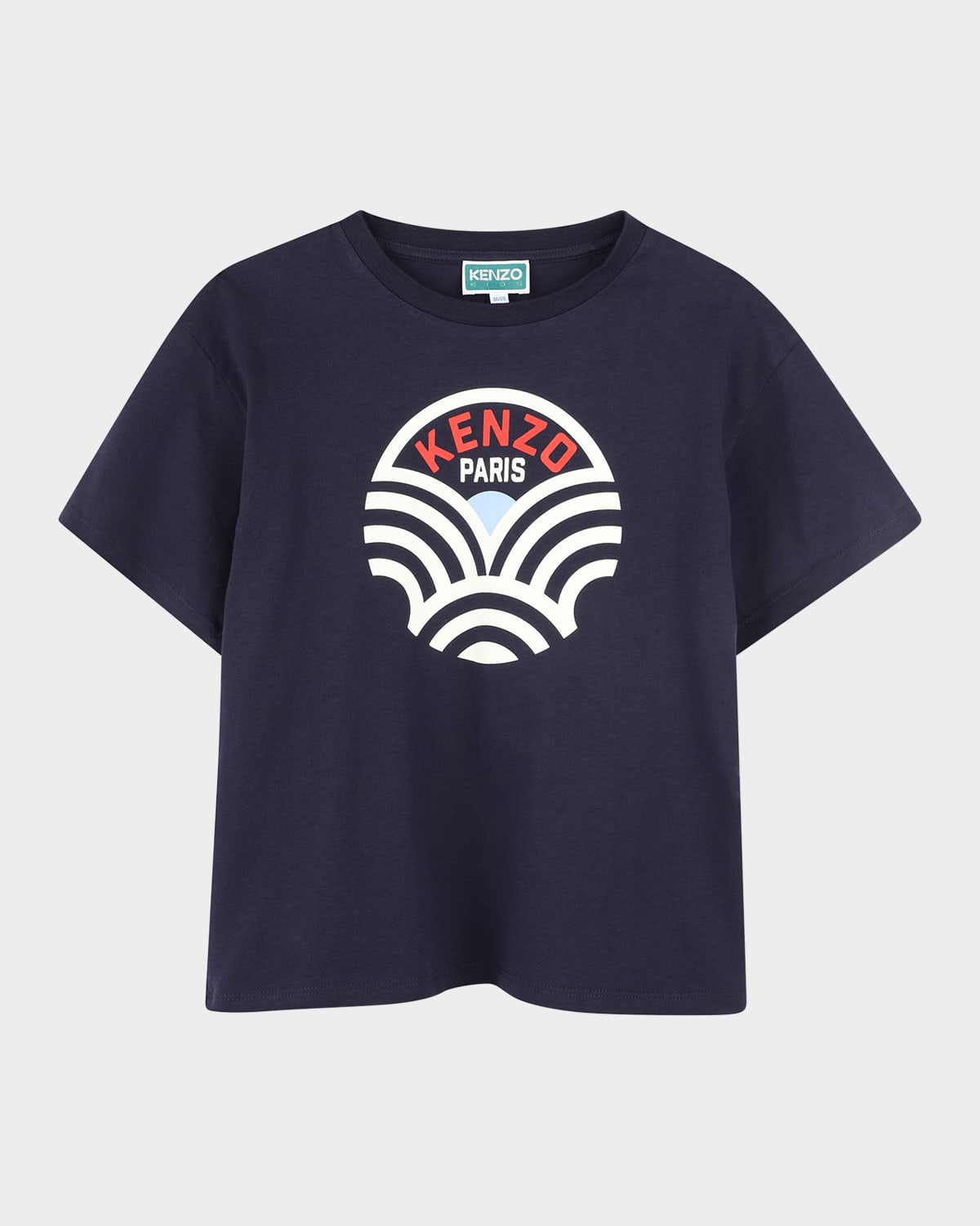 Kenzo Logo-print T-shirt In Navy