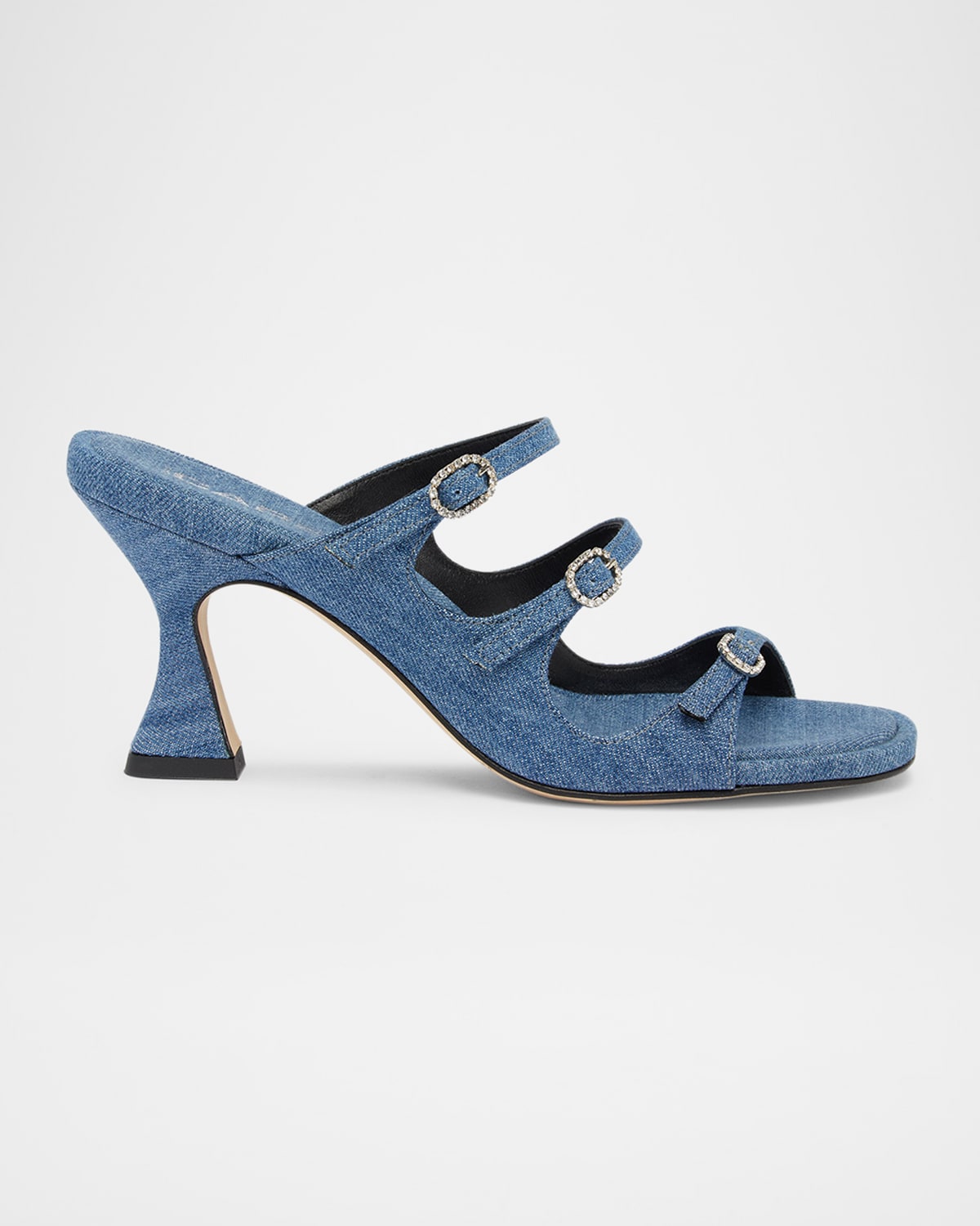 Kitty Denim Mary Jane Trio Sandals