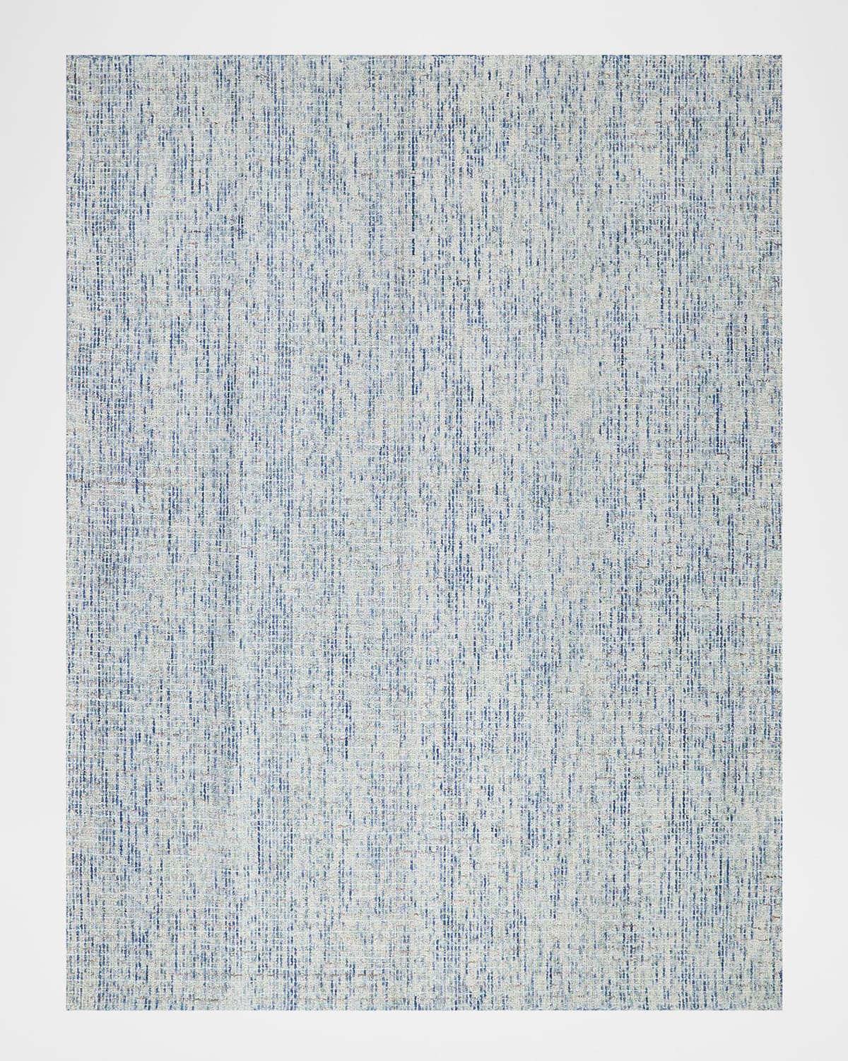 Exquisite Rugs Andora Hand-tufted Blue/ivory Rug, 10' X 14' In Blue/ivory