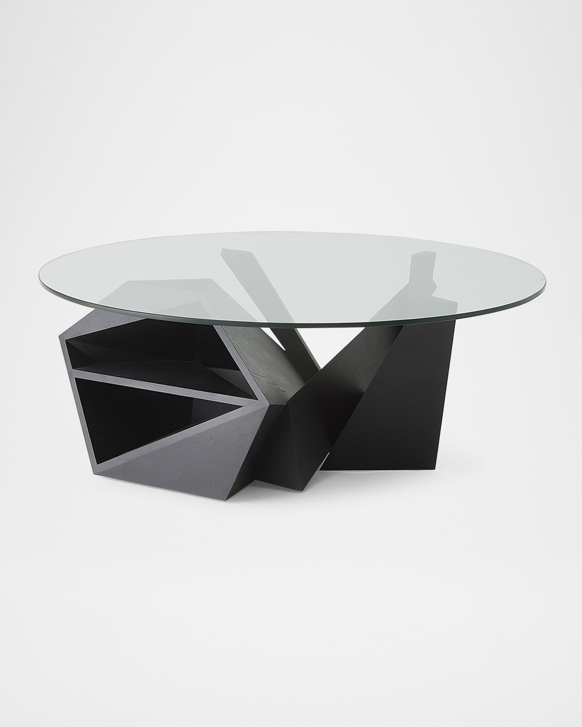 Global Views Spectrum Cocktail Table In Black