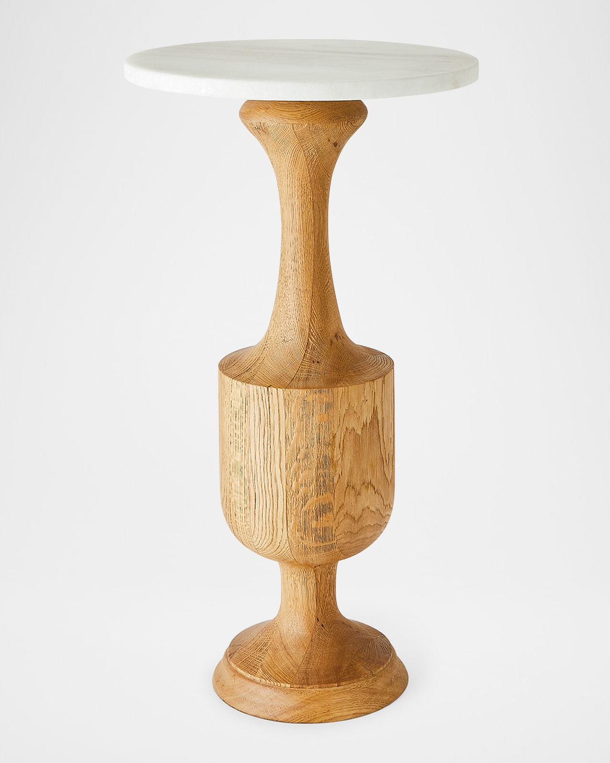 Global Views Vessel 29" Side Table, Natural In Natural
