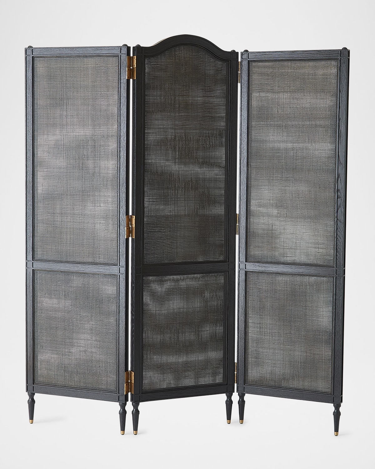 Global Views Josephine Privacy Screen, Black In Black