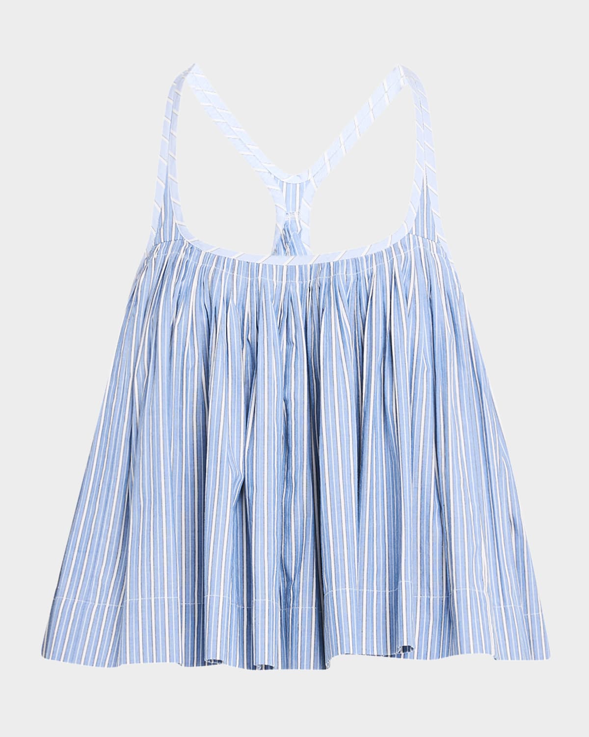 Shop Sea Helmi Stripe Shirting Tank Top In Blue