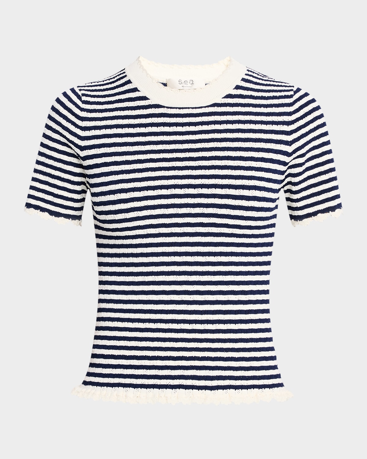 Addy Stripe Knit Tee