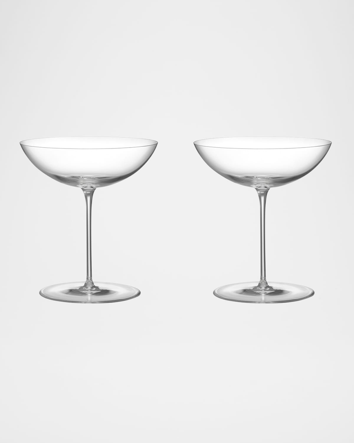 Orrefors Geometry 9 Oz. Cocktail Glasses, Set Of 2 In Crystal