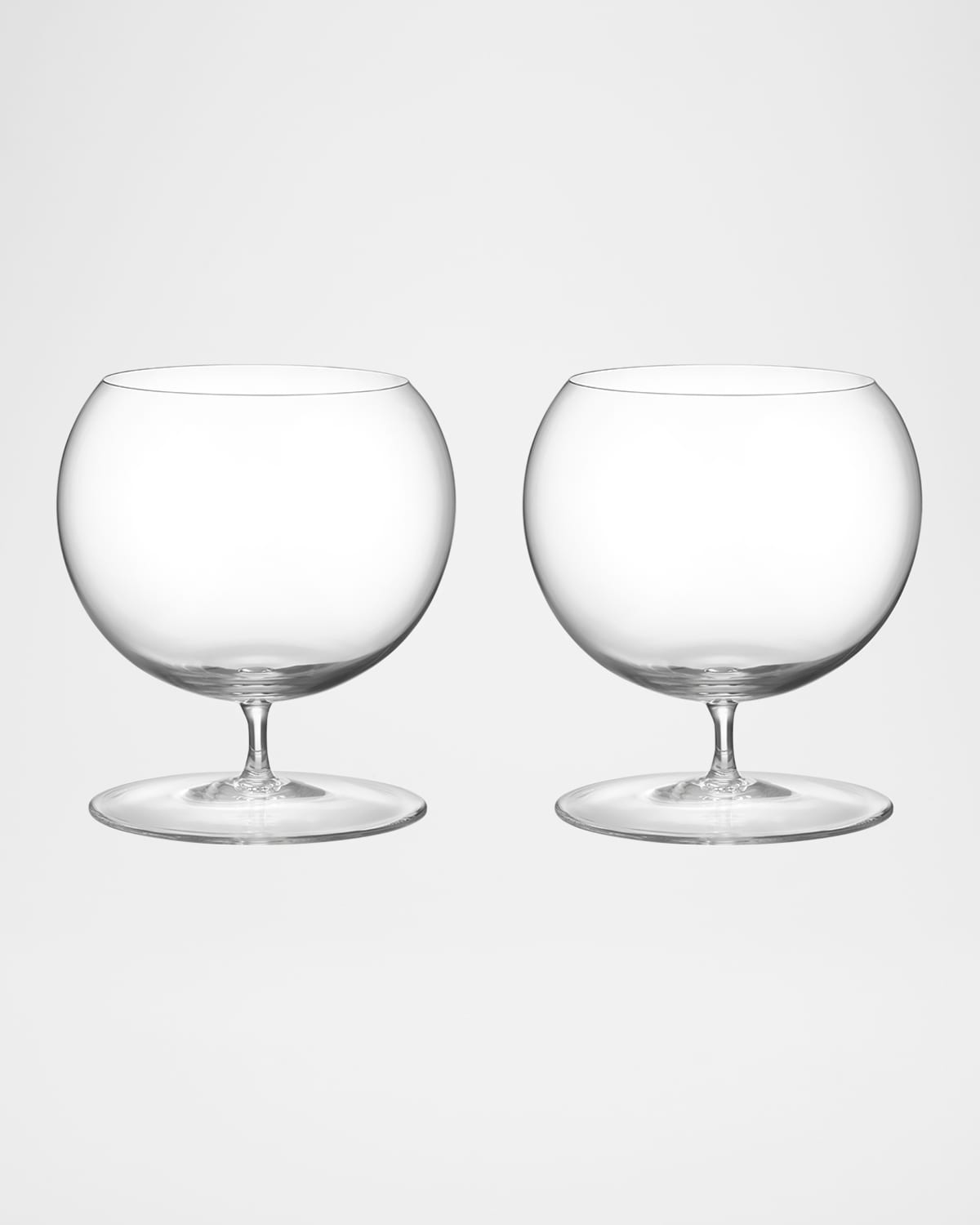 Orrefors Geometry 22.5 Oz. Cognac Glasses, Set Of 2 In Crystal