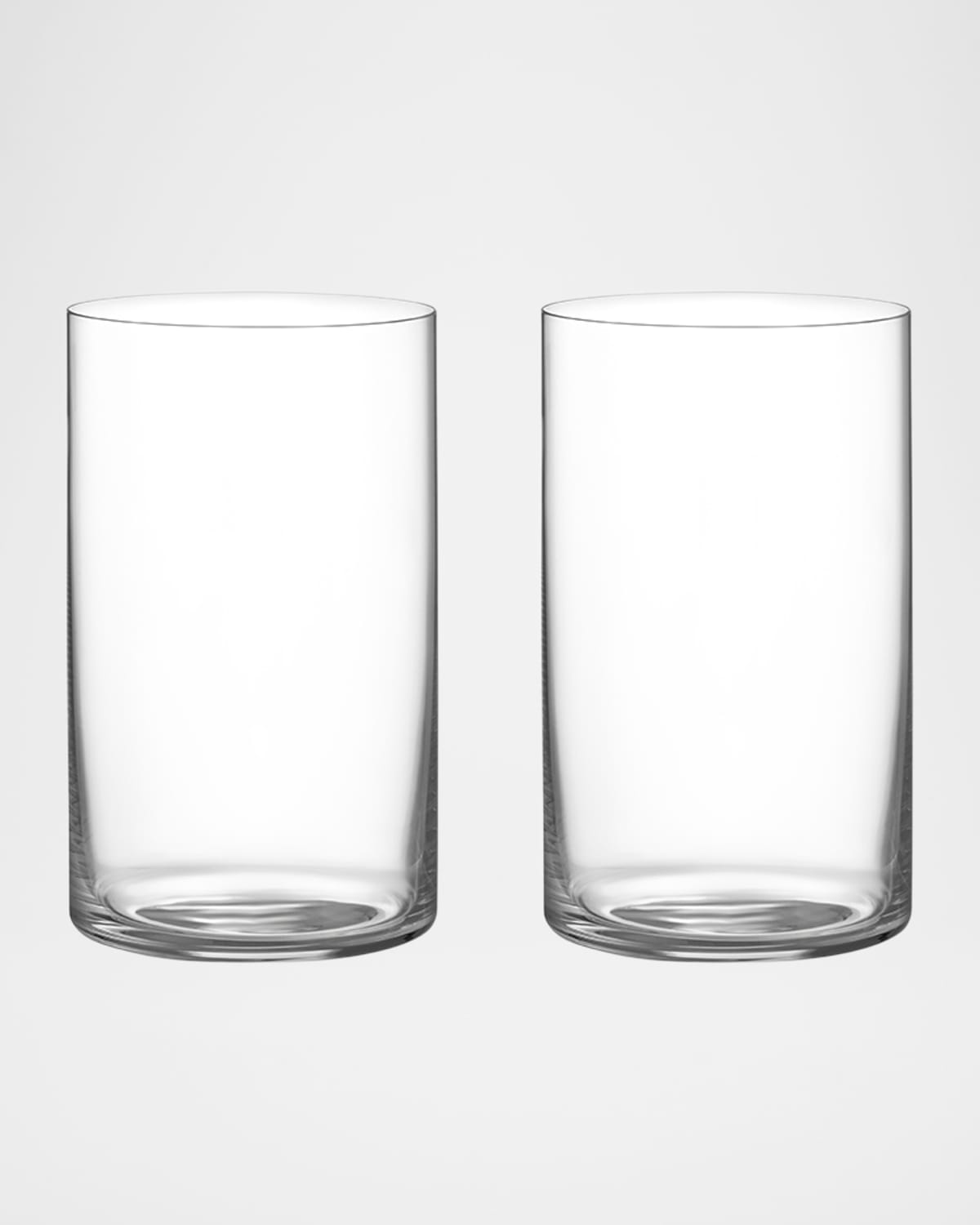 Orrefors Geometry 14 Oz. Beer Glasses, Set Of 2 In Crystal