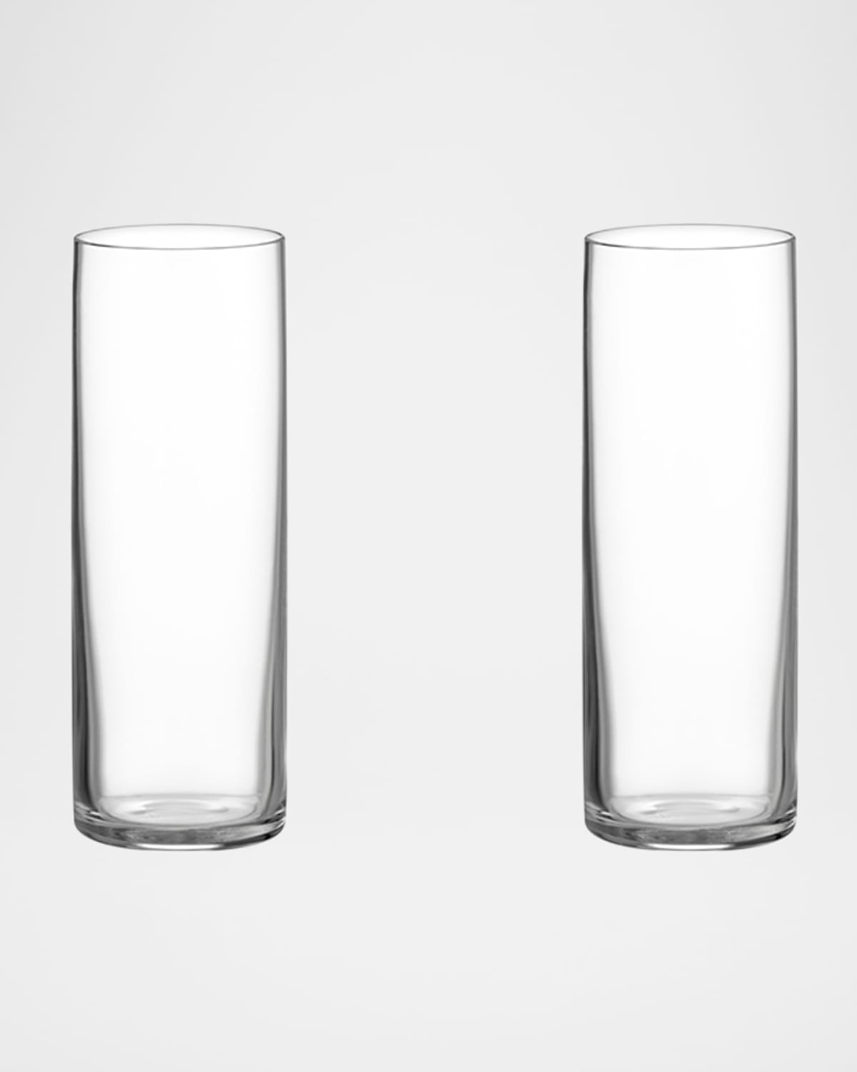 Orrefors Geometry 2.5 Oz. Shot Glasses, Set Of 2 In Crystal