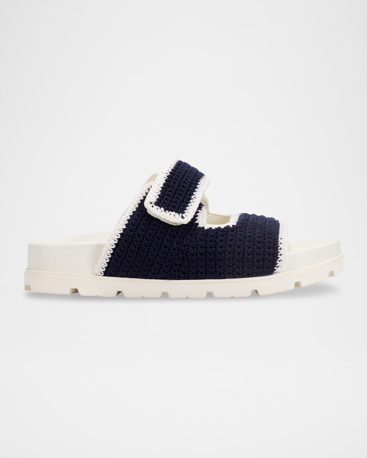 Marc Fisher Ltd Brinley Crochet Grip Sporty Slide Sandals