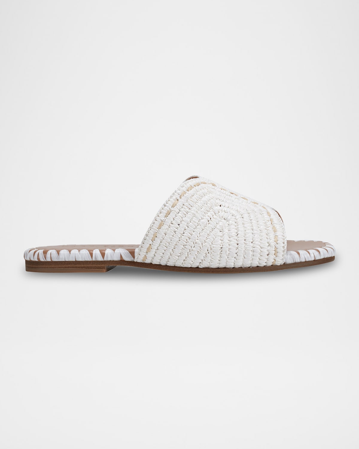 Nottie Multi Woven Flat Slide Sandals