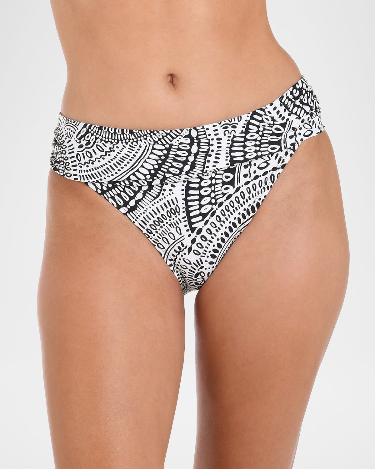 Dream Catcher Shirred Band Hipster Bikini Bottoms