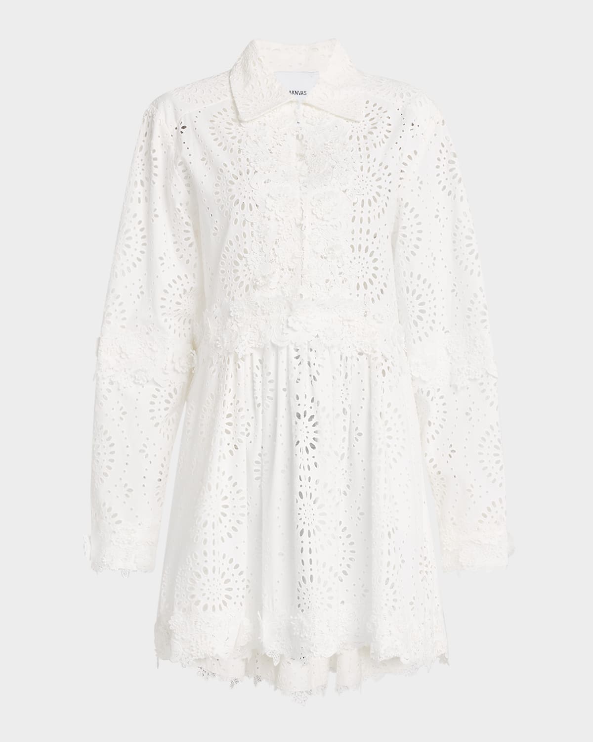 Andie Floral Eyelet Mini Dress