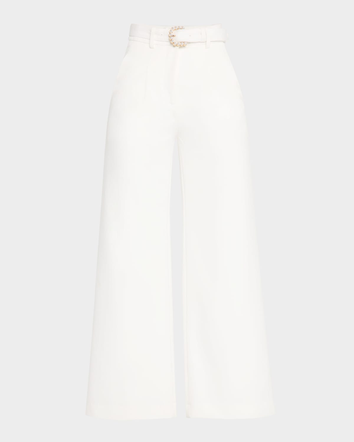 Alexia Belted Wide-Leg Pants