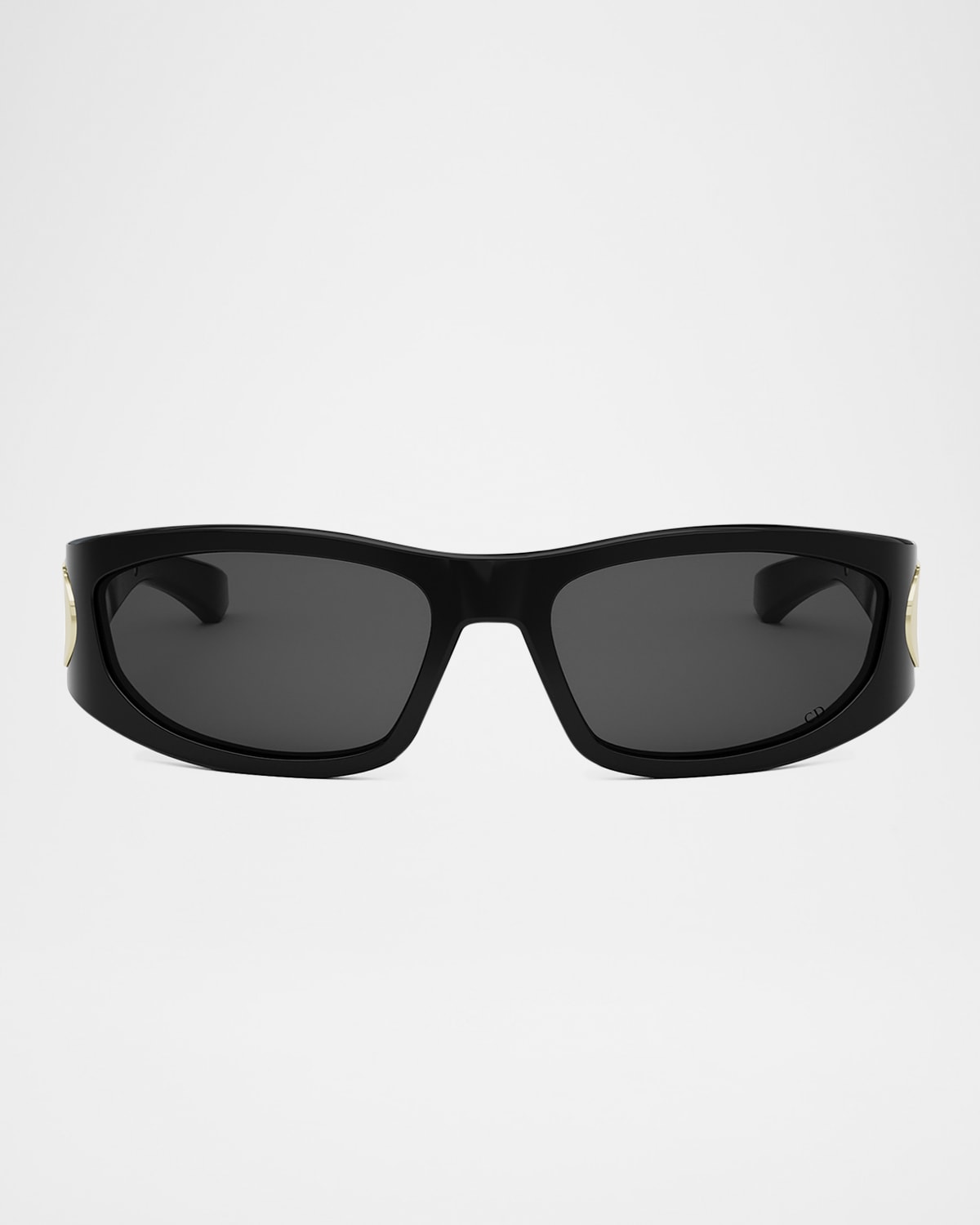Dior Very S3i 61mm Square Sunglasses In Shiny Black Smoke
