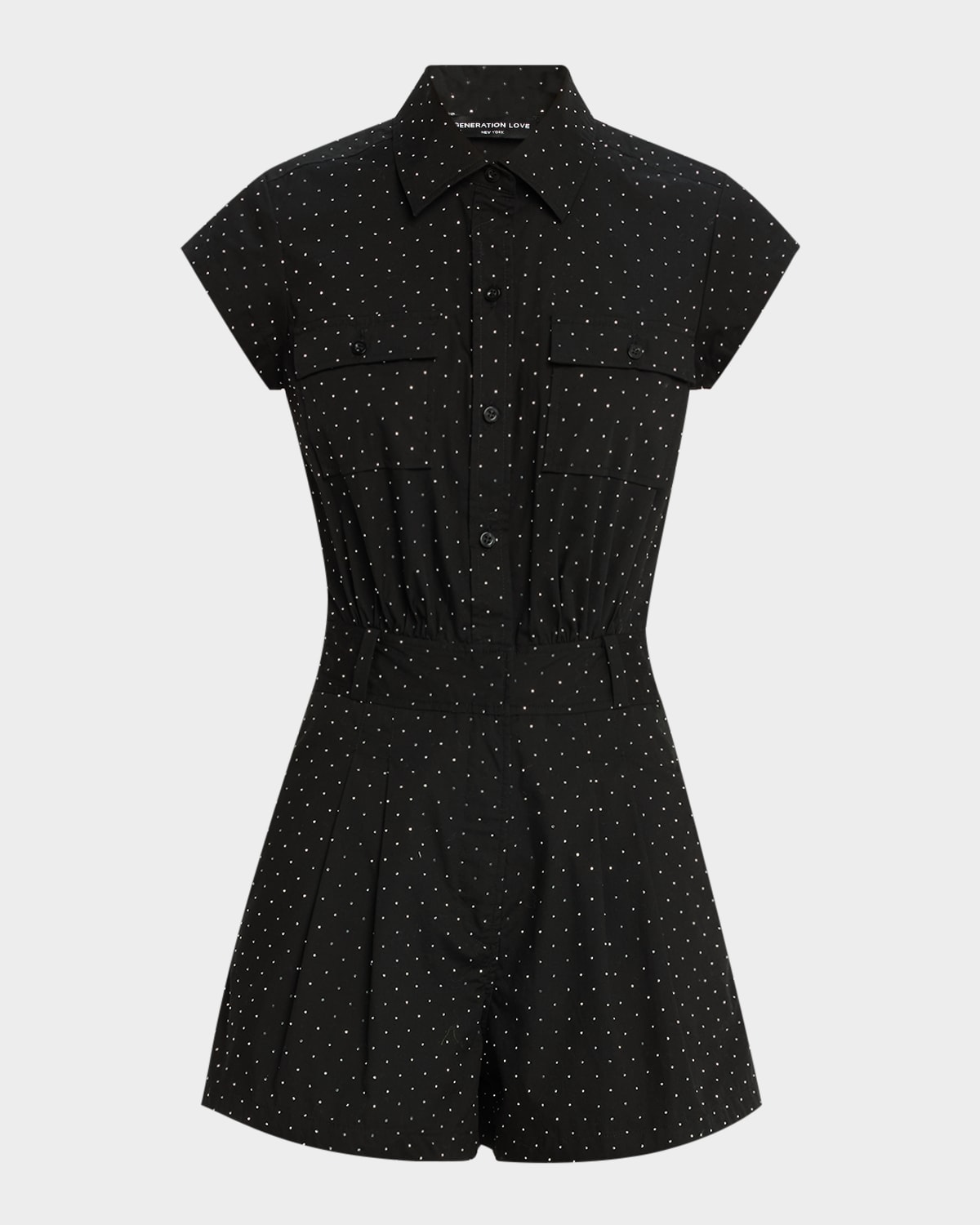 Shop Generation Love Morgan Crystal Poplin Romper