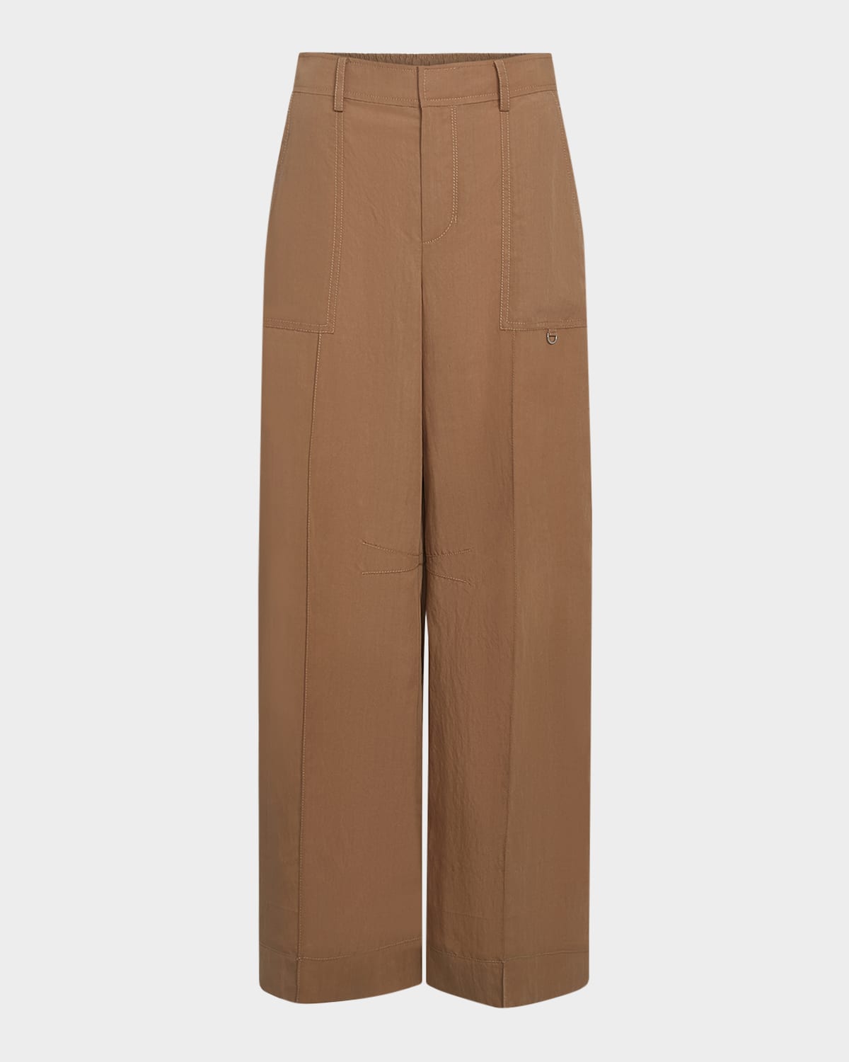 Vince Utility Straight Leg Pants In Taupe Wood
