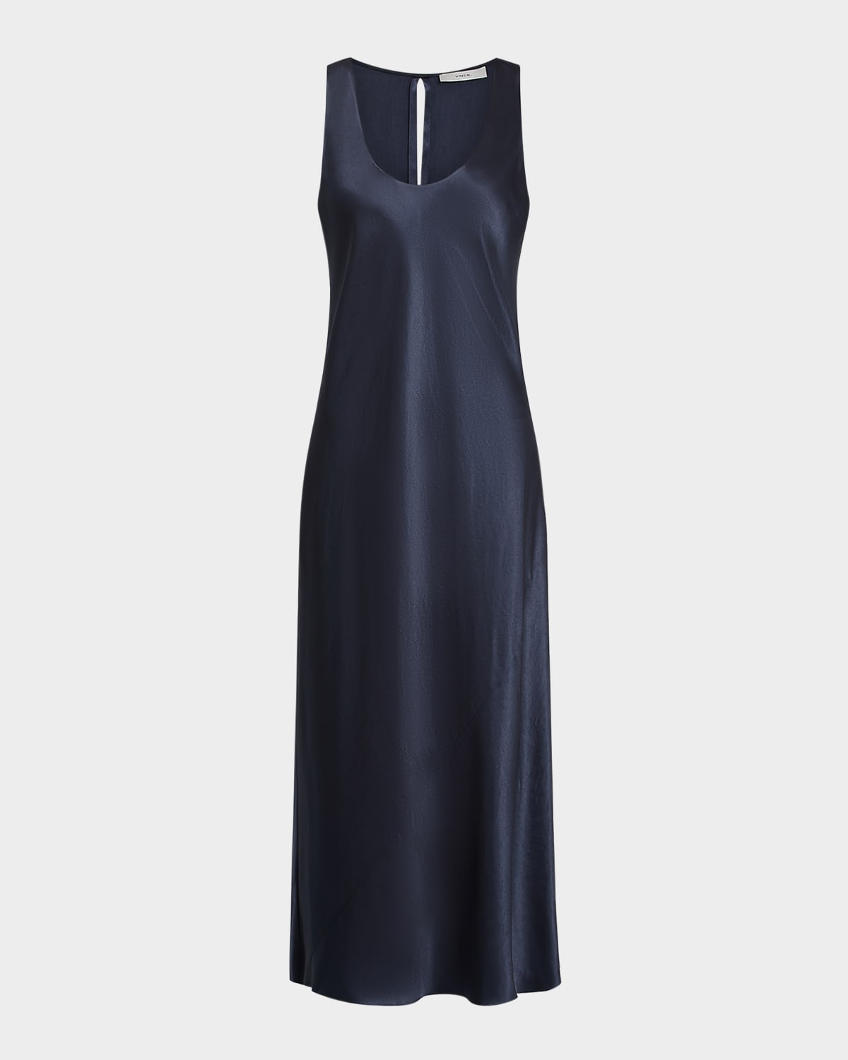 Vince Bias Tank Dress In Night Lake In Night Lake