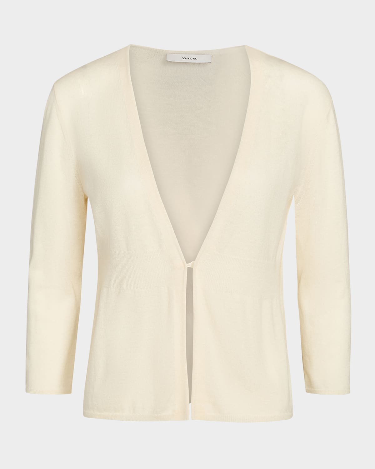 Vince Single-button Wool-cashmere Cardigan In Dk Vanille