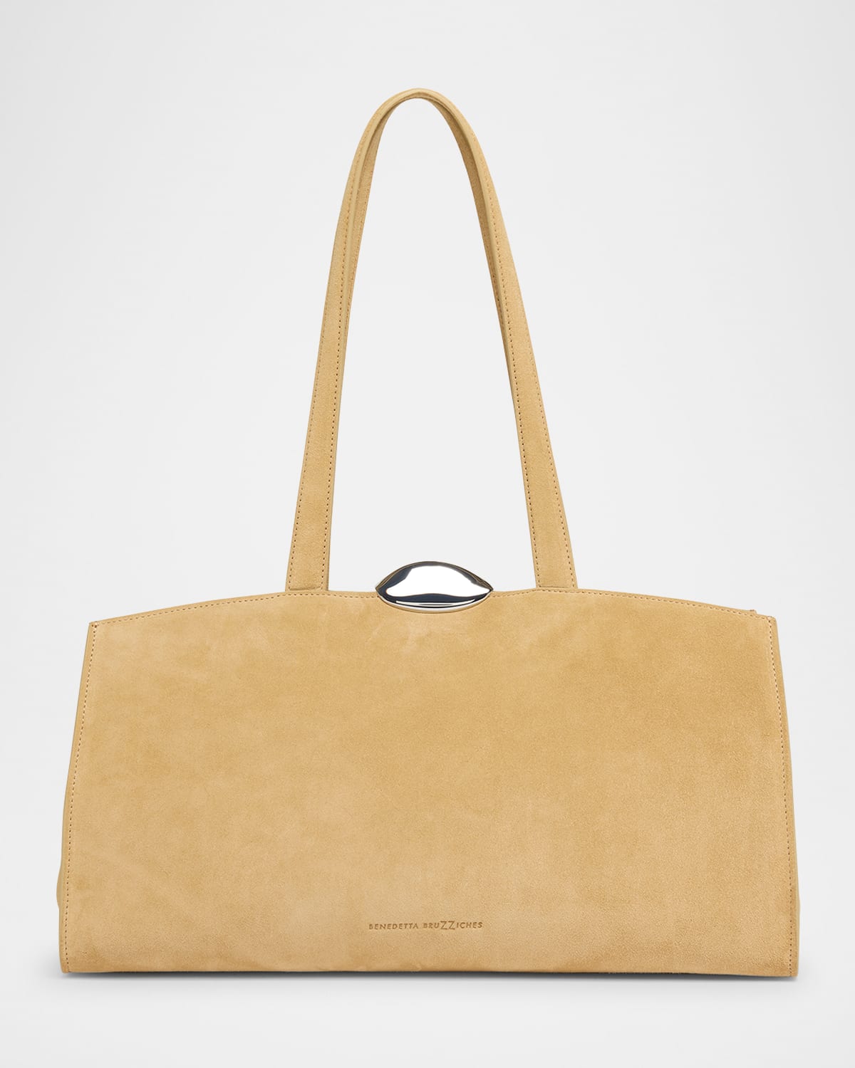 Benedetta Bruzziches Serena Suede Shoulder Bag In Kissing In The Streets