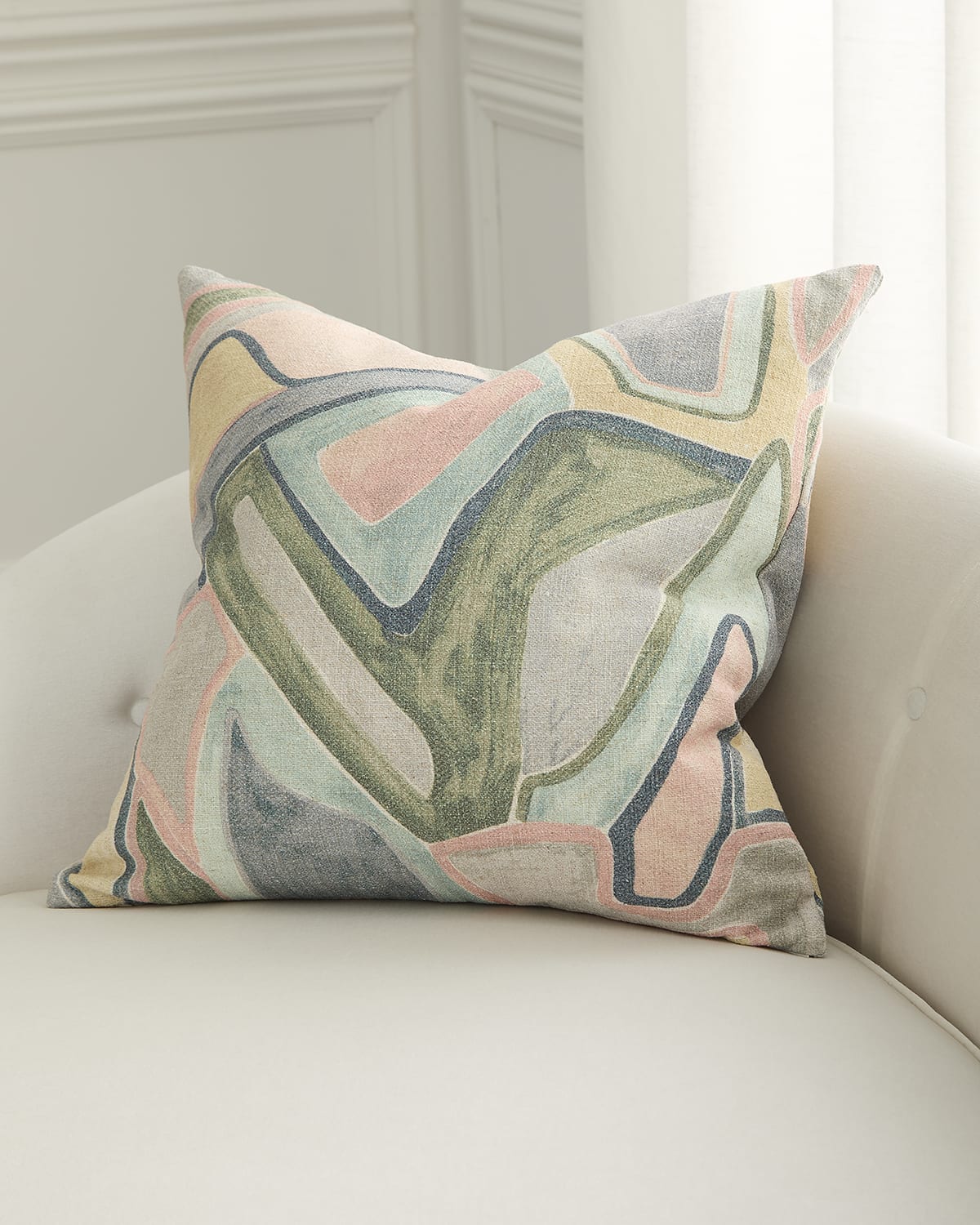 D.v. Kap Home Piero Decorative Pillow, 24" Square In Sorbet