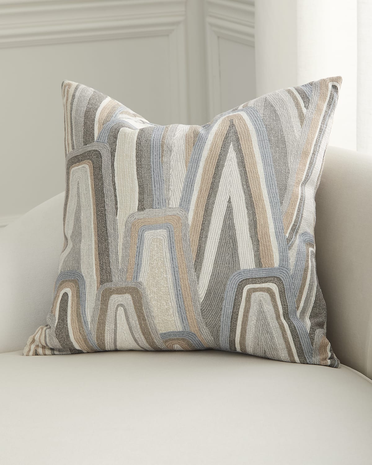 D.v. Kap Home Ridgepoint Decorative Pillow, 24" Square In Earth