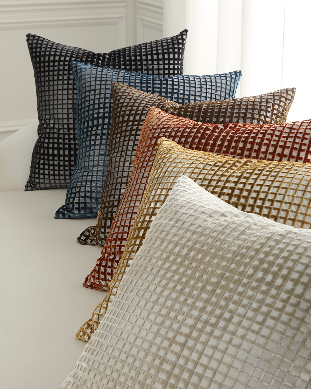 D.v. Kap Home Success Velvet Decorative Pillow, 24" Square In Midas