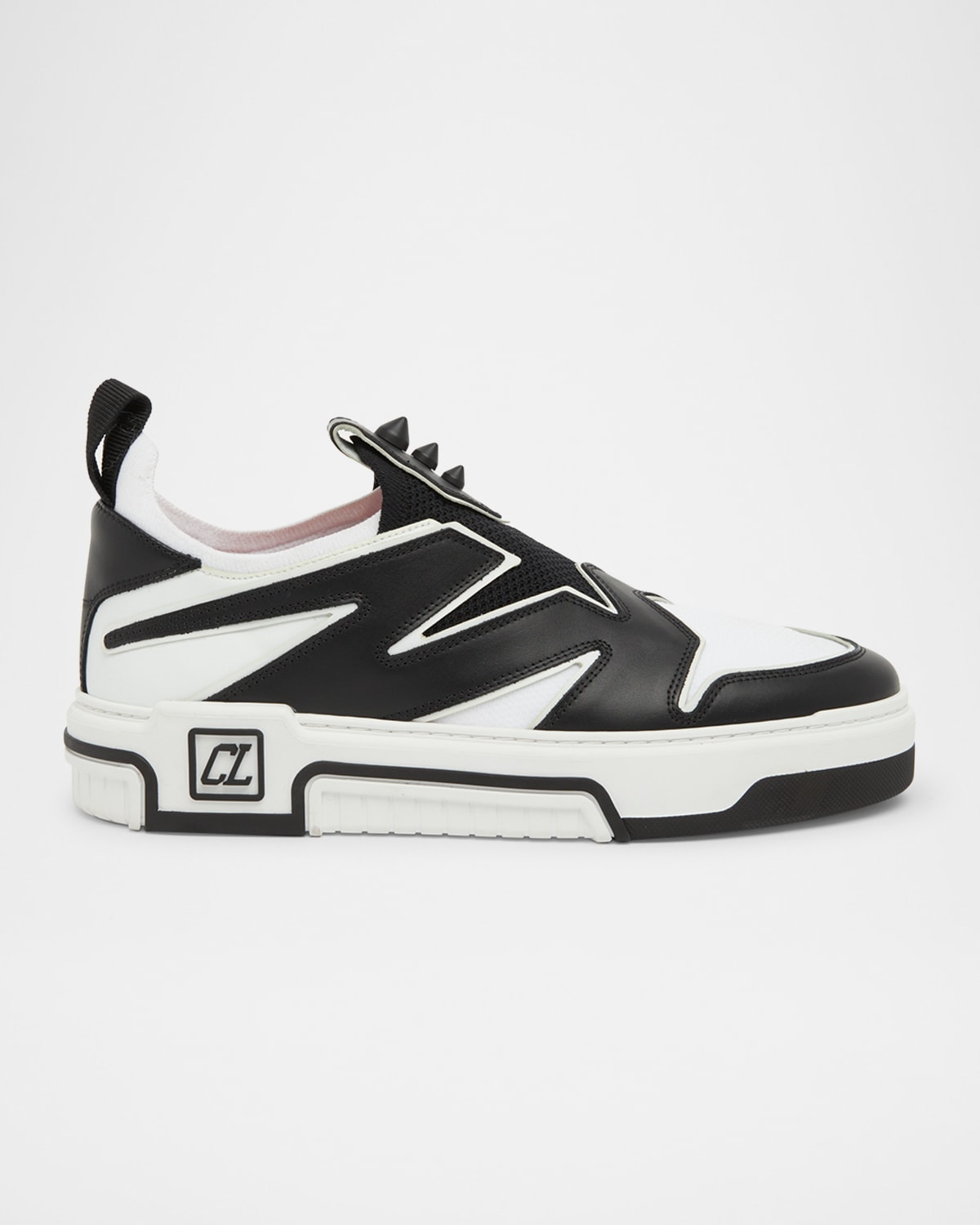 Men's Astroflash Mesh and Leather Low-Top Sneakers