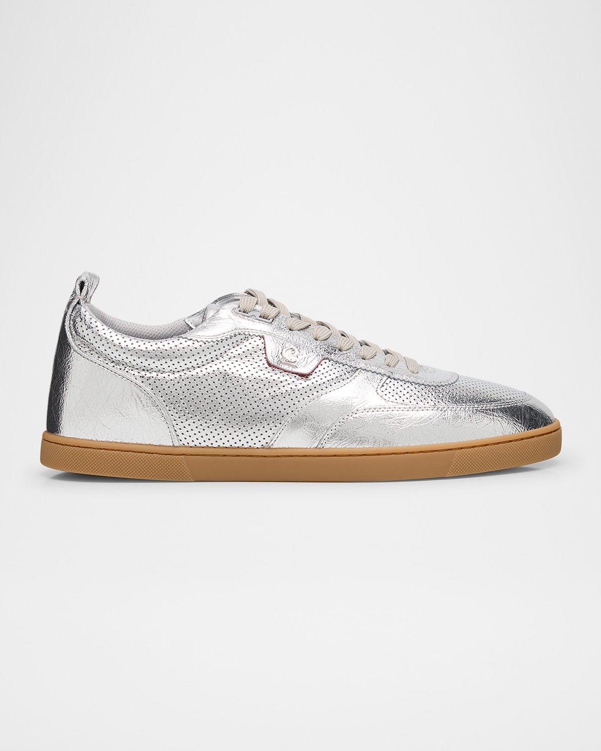 Christian Louboutin Men's Tutti Rui Perforated Low-top Sneakers