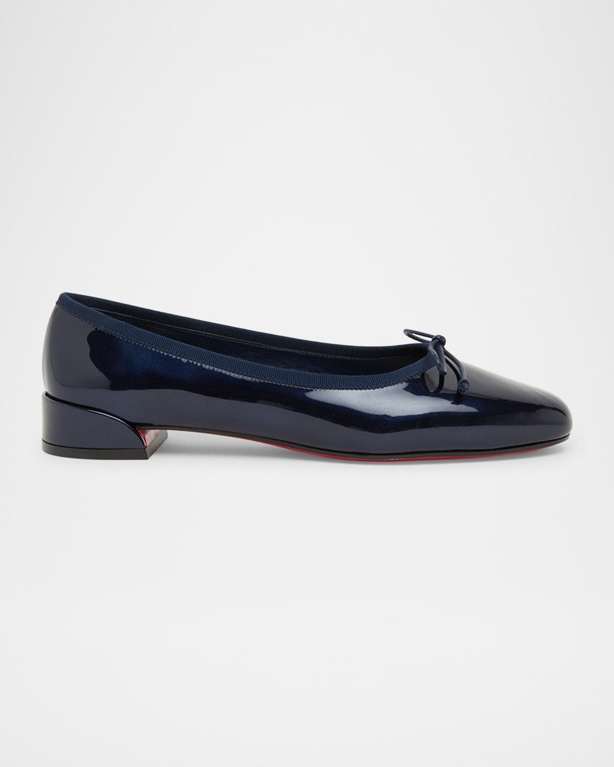 Christian Louboutin Sweetie Jane Patent Red Sole Ballerina Flats