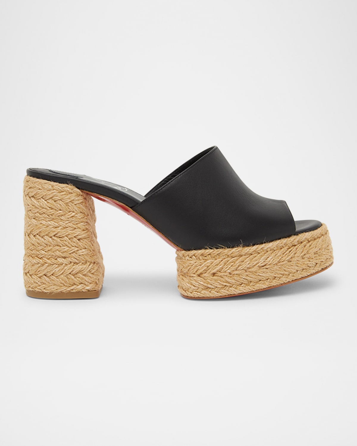 Christian Louboutin Calakala 85mm Leather Platform Mules
