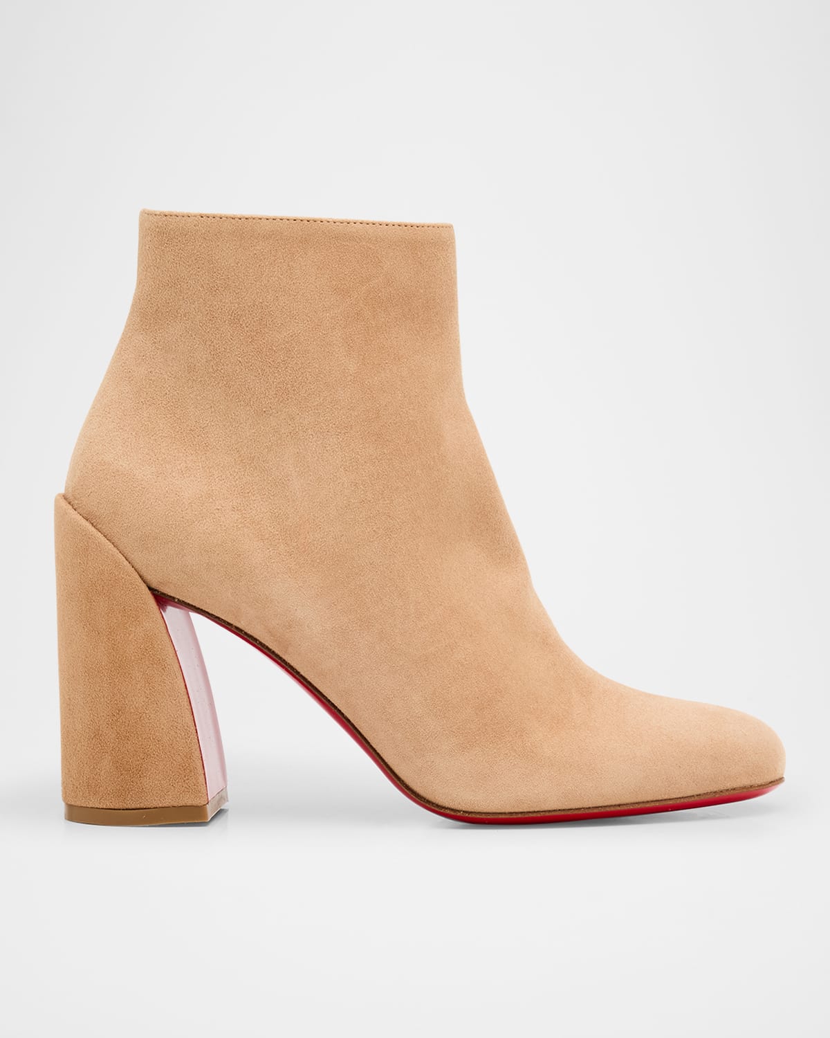 Turela Suede Red Sole Ankle Booties