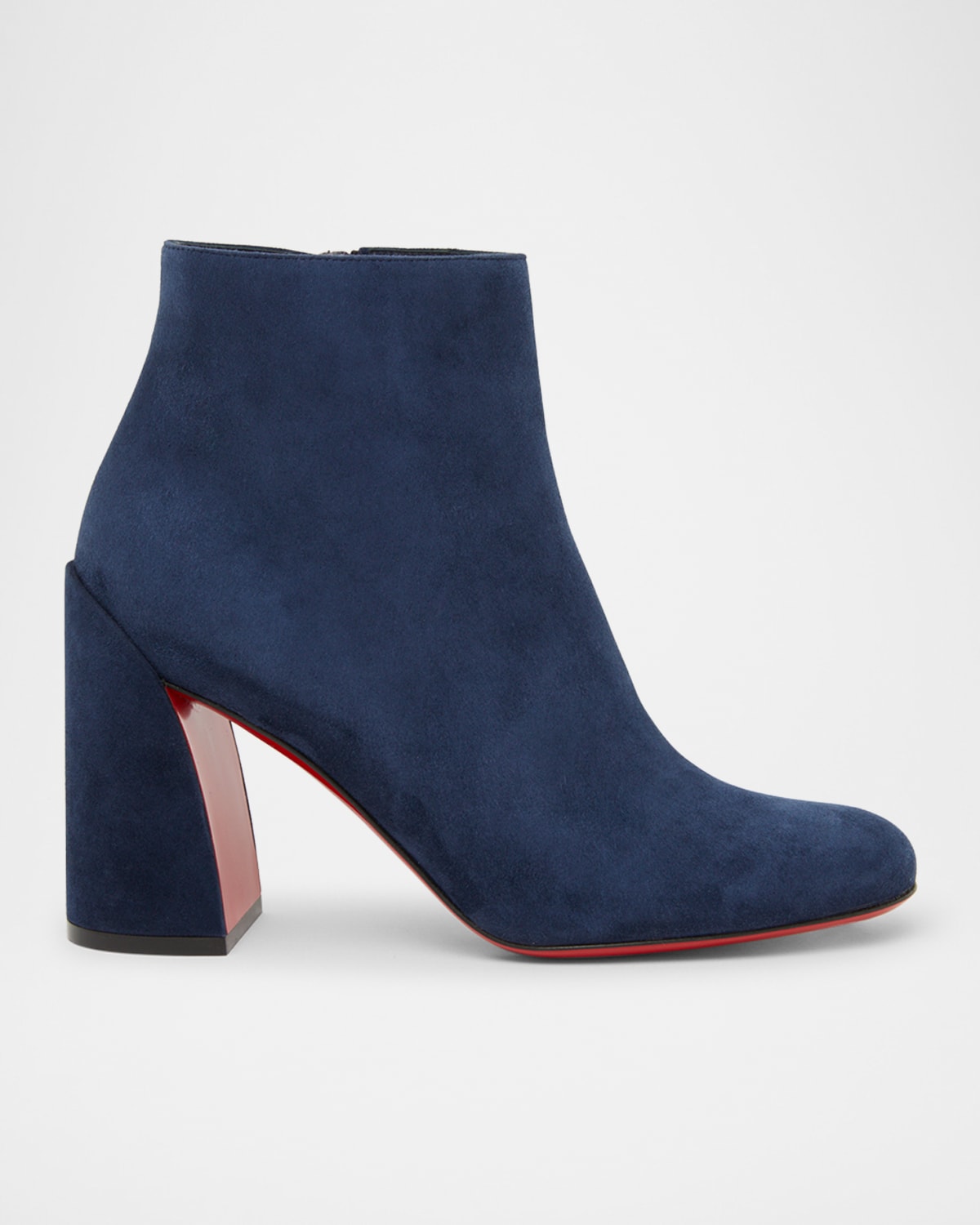 Christian Louboutin Turela Suede Red Sole Ankle Booties