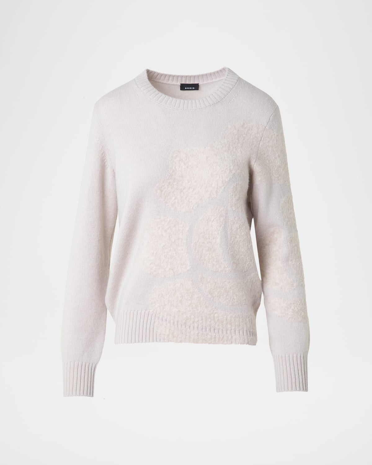 Anemone Boucle Cashmere-Silk Knit Sweater