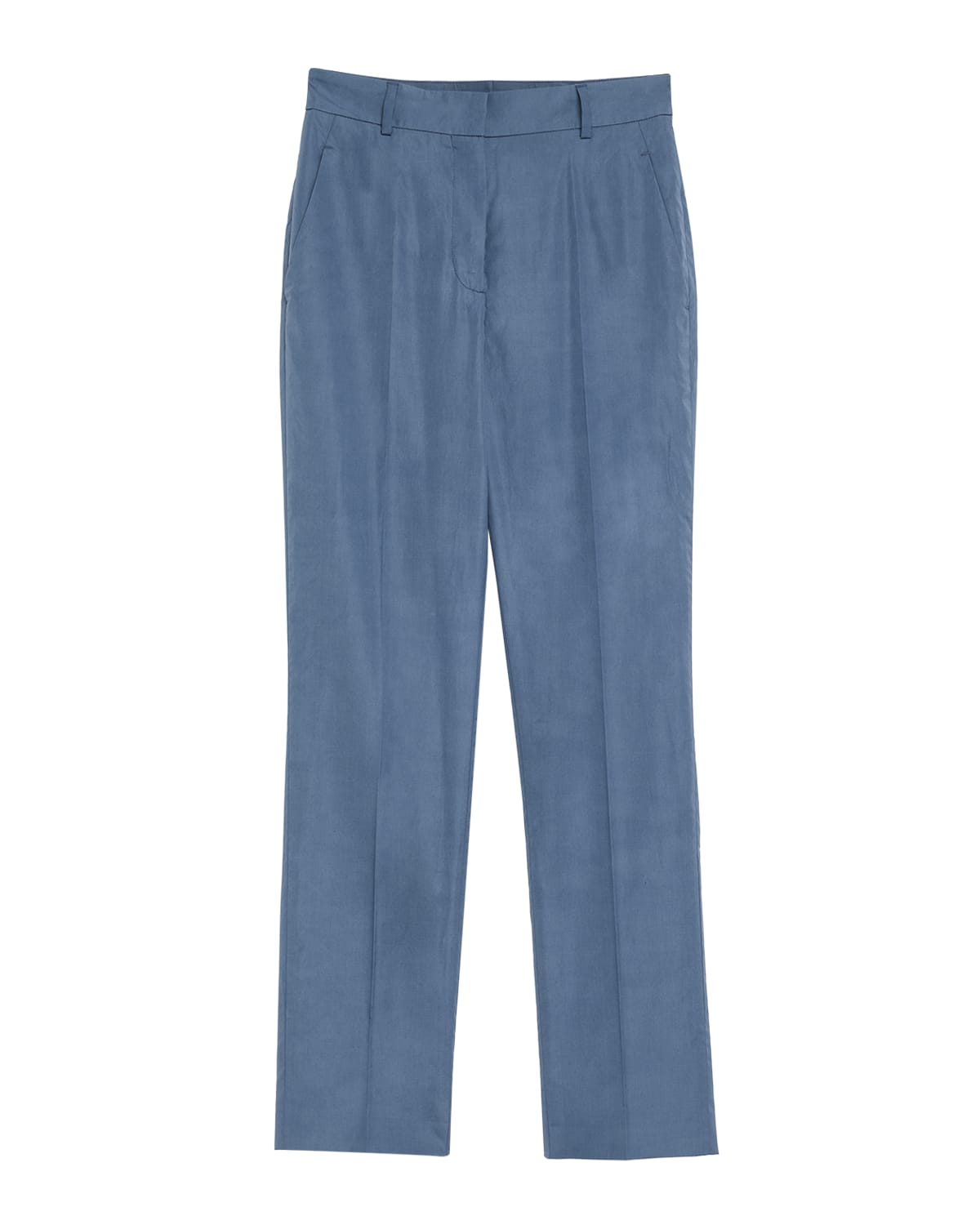 Flavin Cotton Poplin Tapered-Leg Ankle Pants