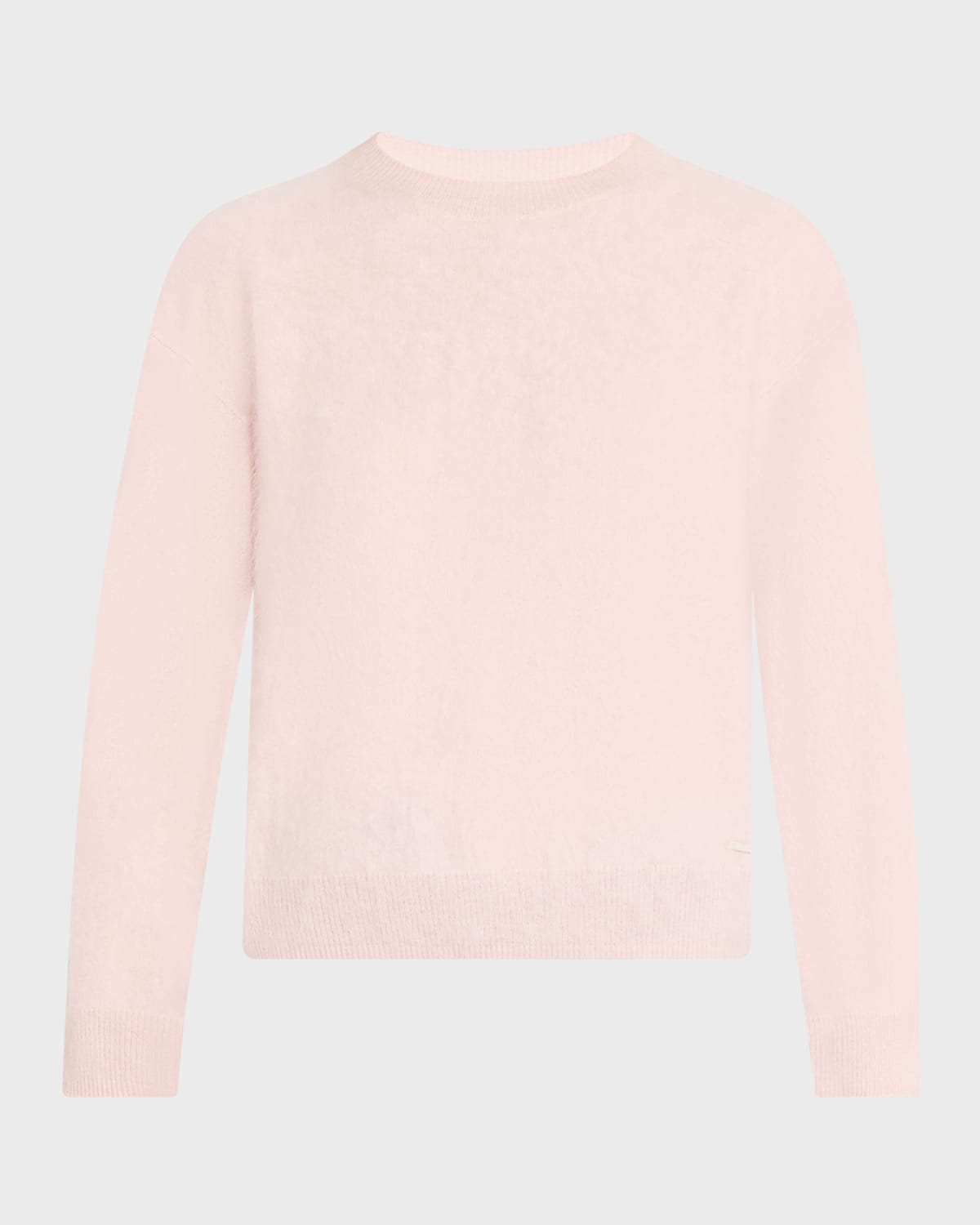 Brushed Cashmere Crewneck Sweater