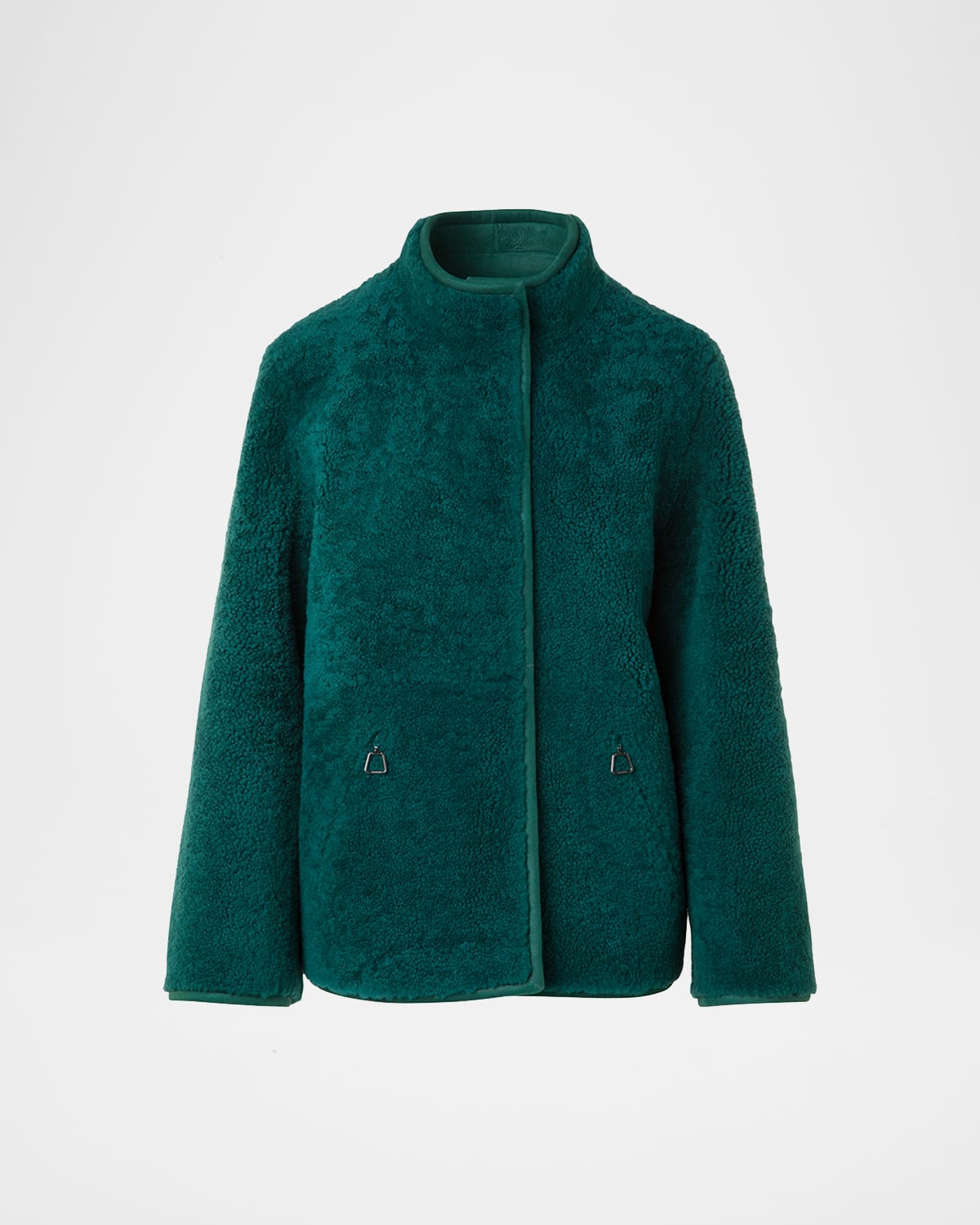 Dru Reversible Shearling and Leather Jacket