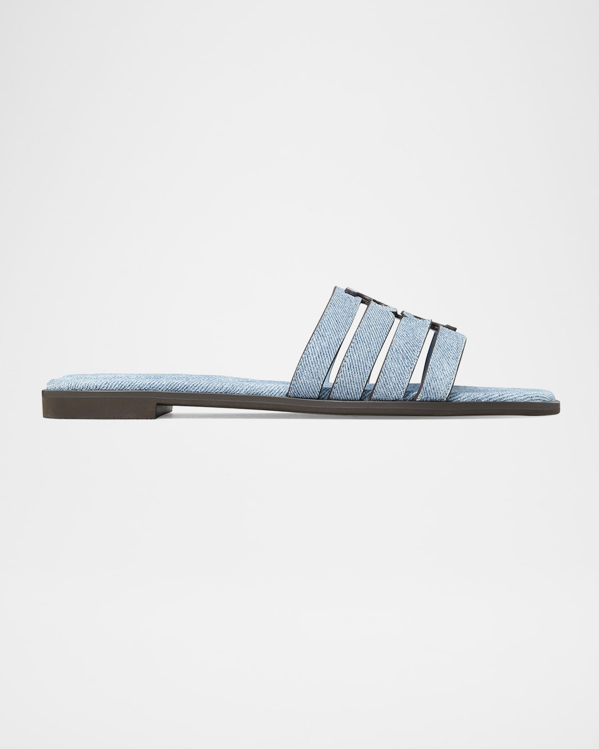 Tory Burch Ines Slide In Blue Cloud  Blue Cloud