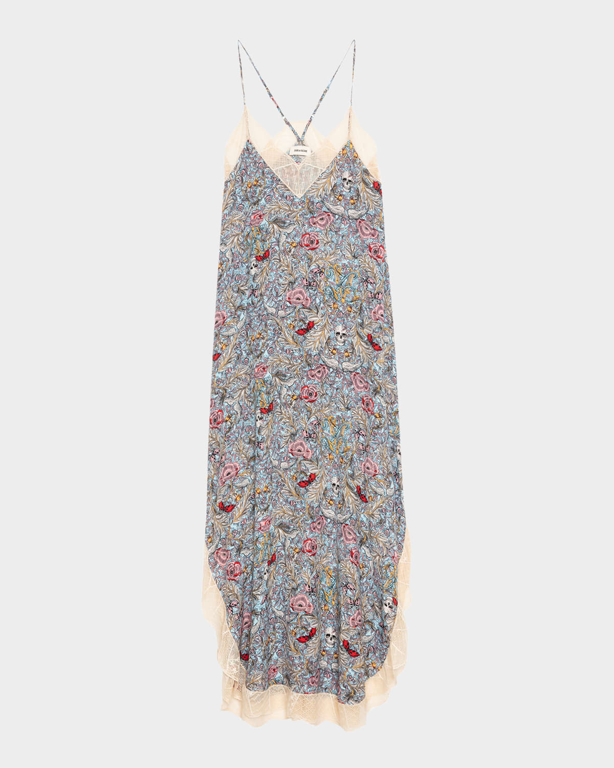 Zadig & Voltaire Rystyl Midi Dress In Mist