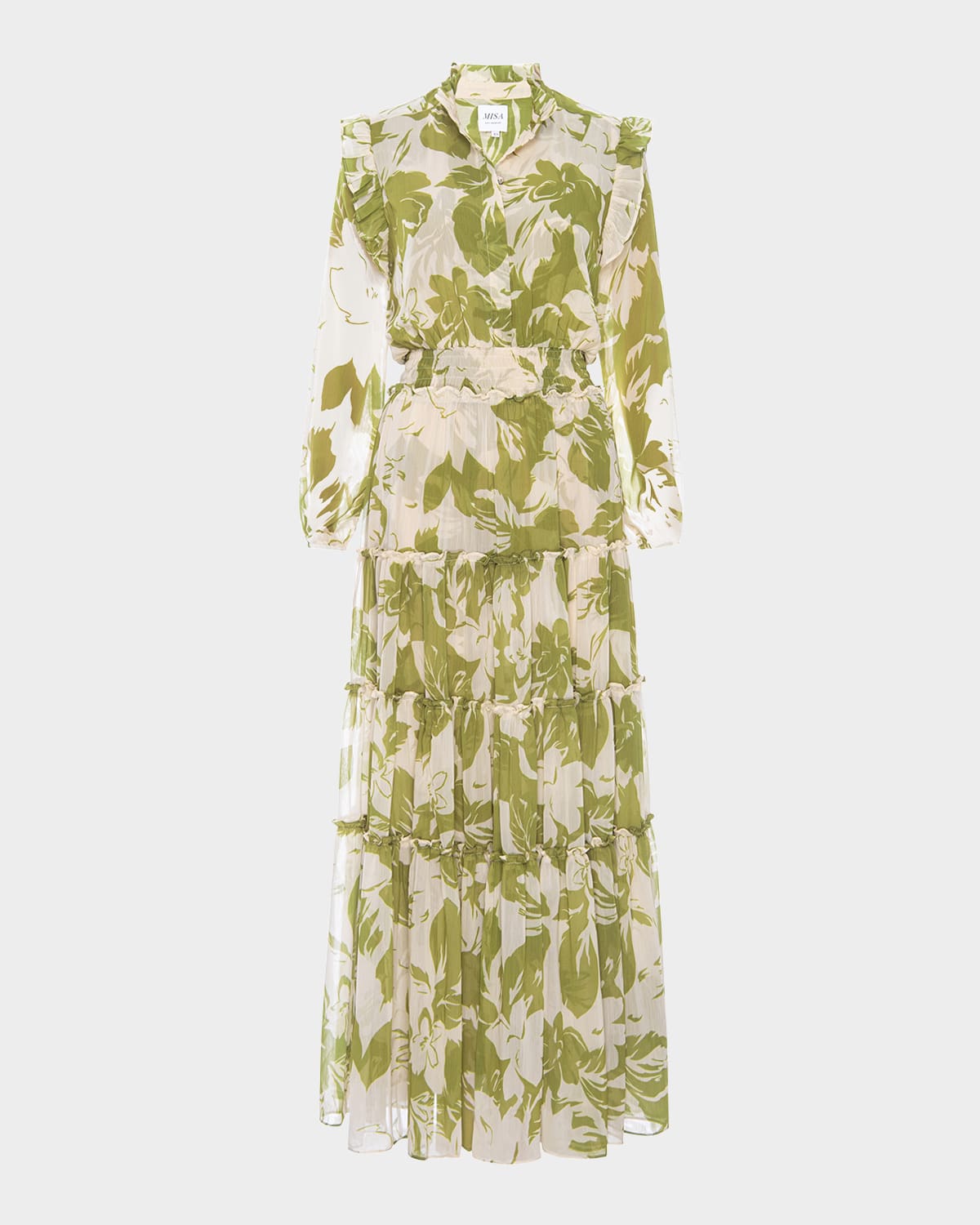 Arhea Chiffon Midi Dress