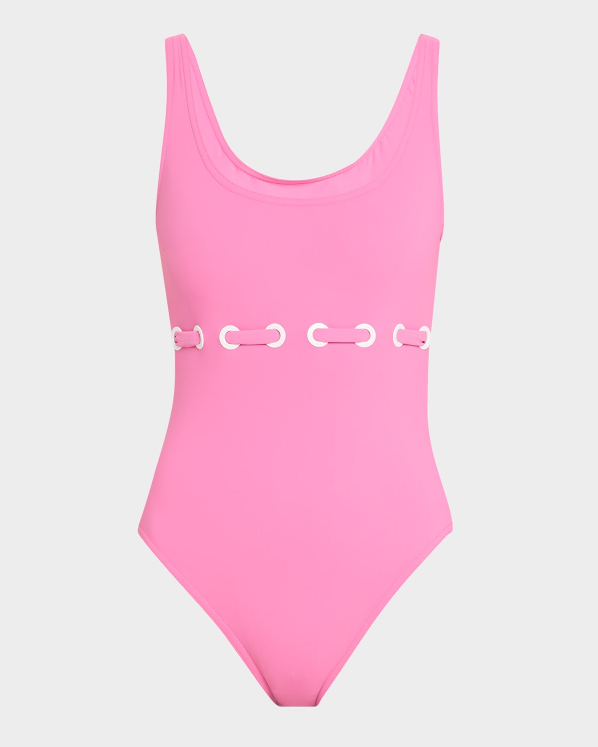 KARLA COLLETTO LULA ROUND-NECK SILENT UNDERWIRE ONE-PIECE SWIMSUIT