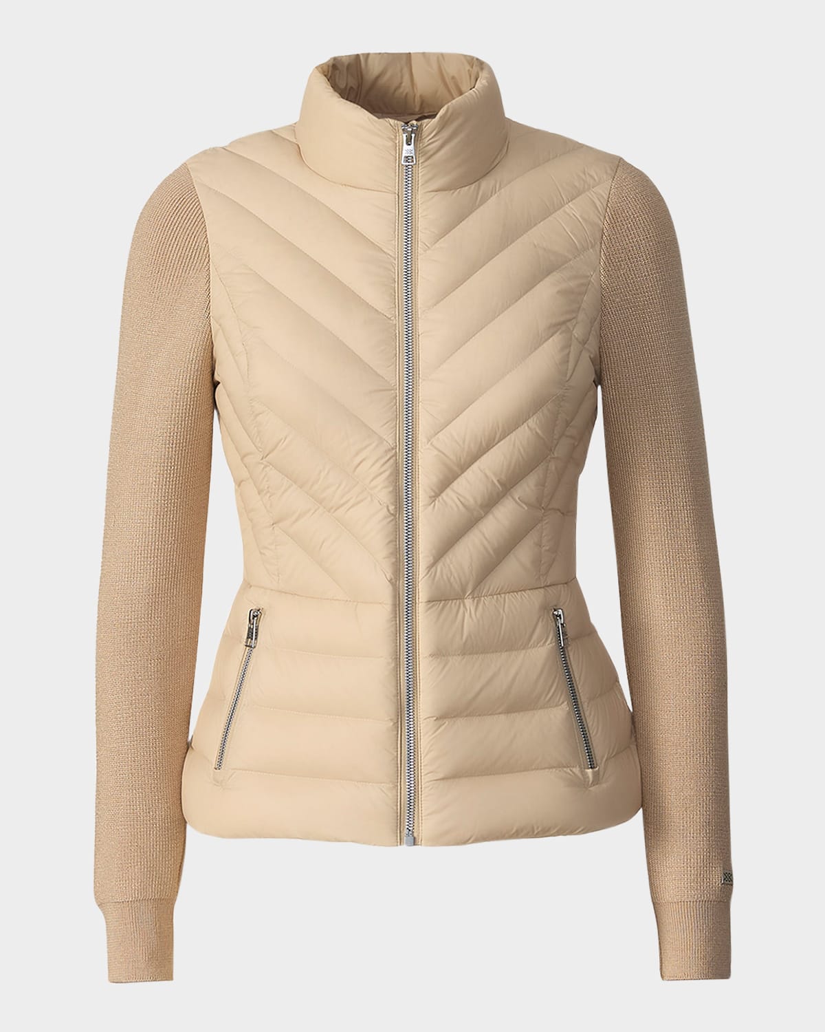 Lightweight Down Mixed Media Jacket